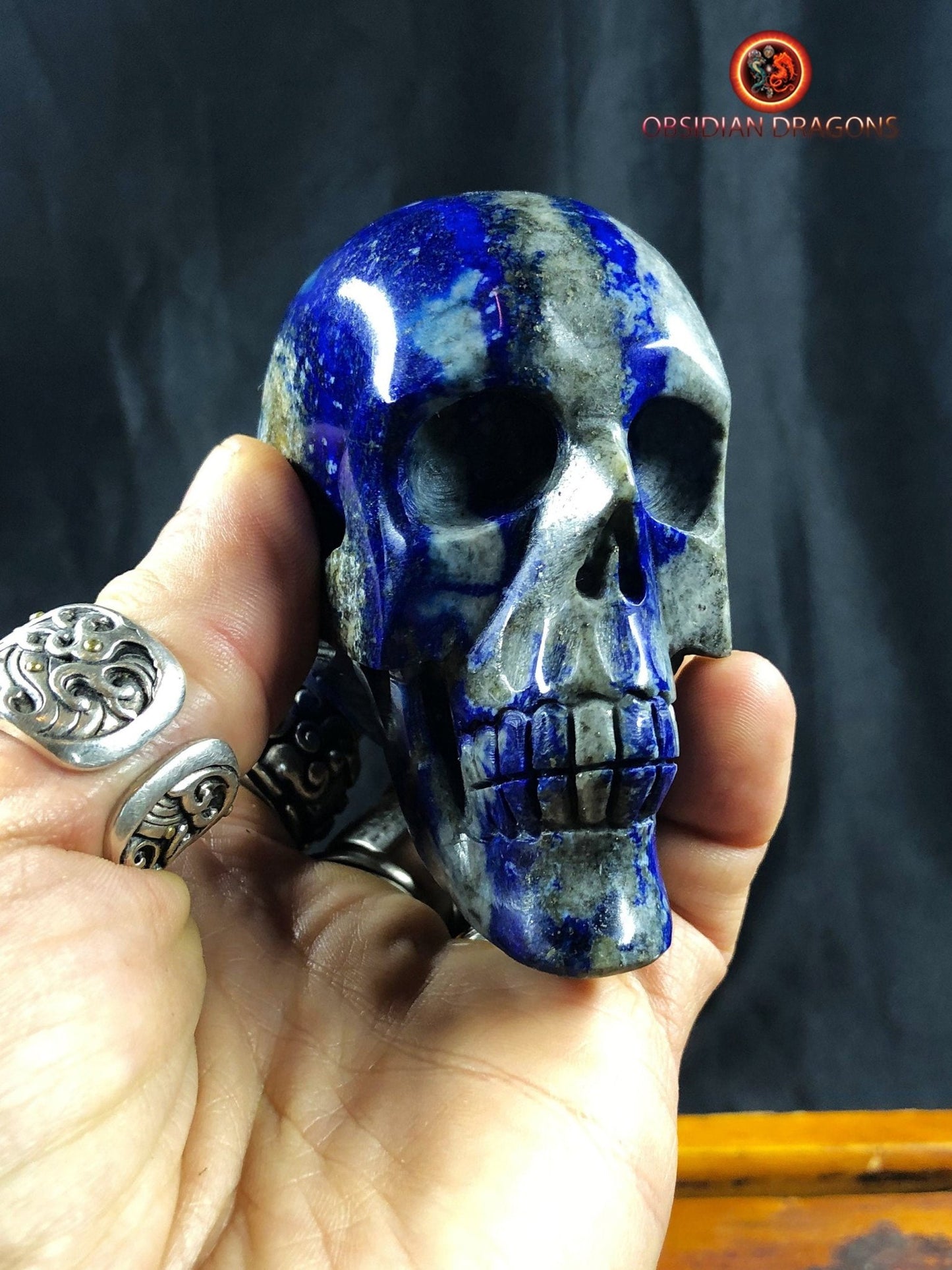 Crâne de cristal- Lapis lazuli