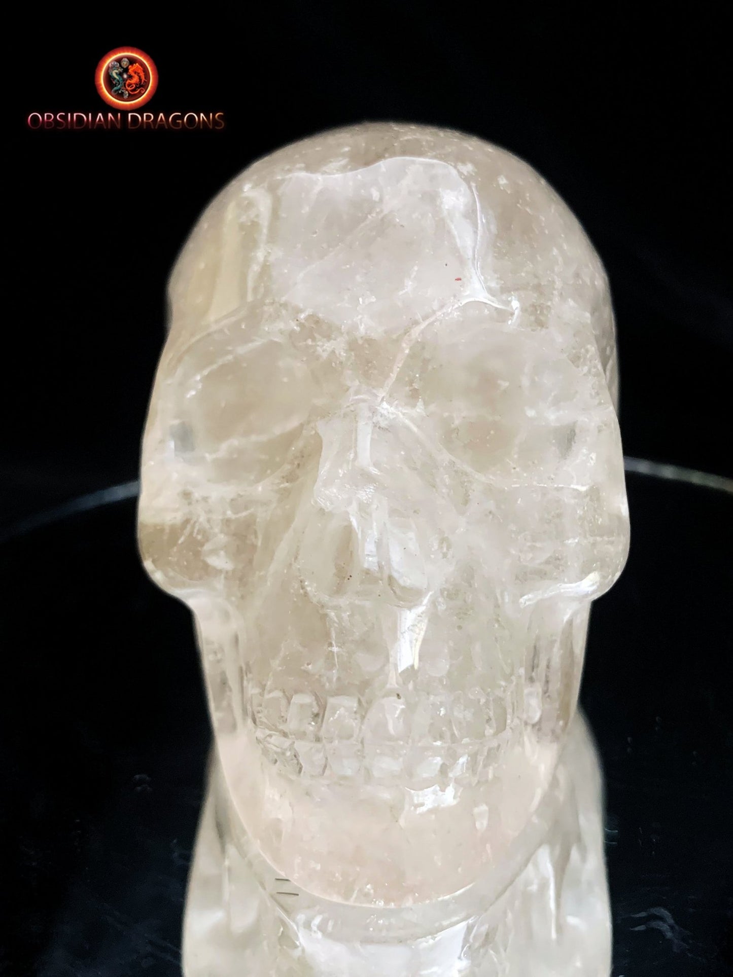 Petit crâne de cristal de roche- Himalaya- Unique