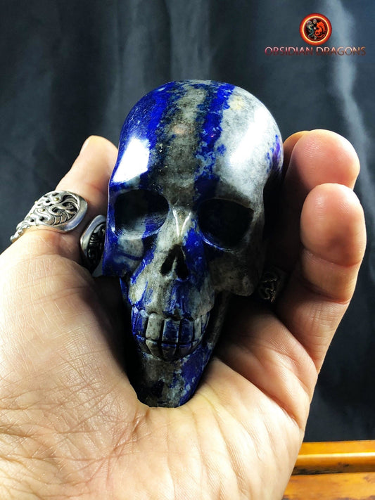 Crâne de cristal- Lapis lazuli