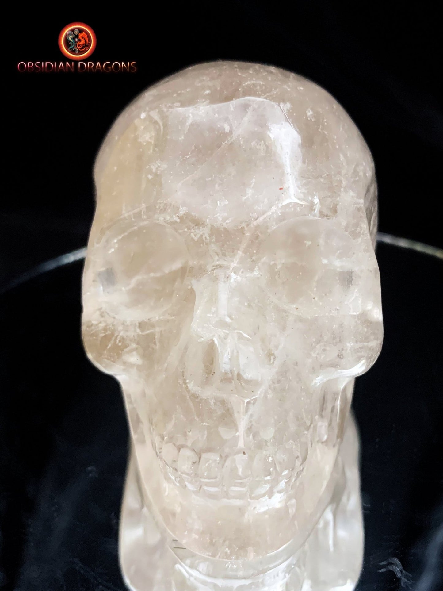 Petit crâne de cristal de roche- Himalaya- Unique
