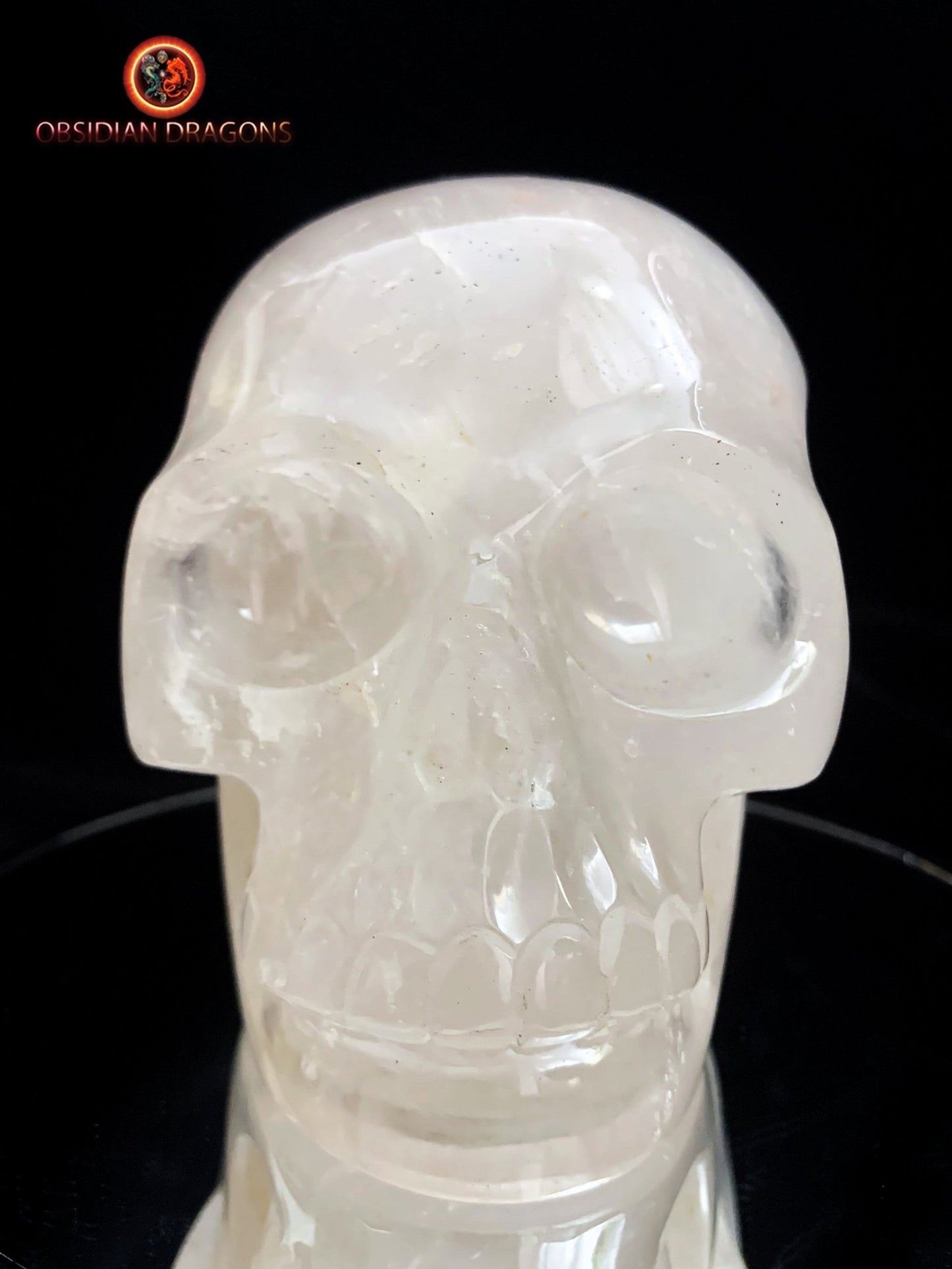 crâne de cristal de roche- Himalaya- artisanal