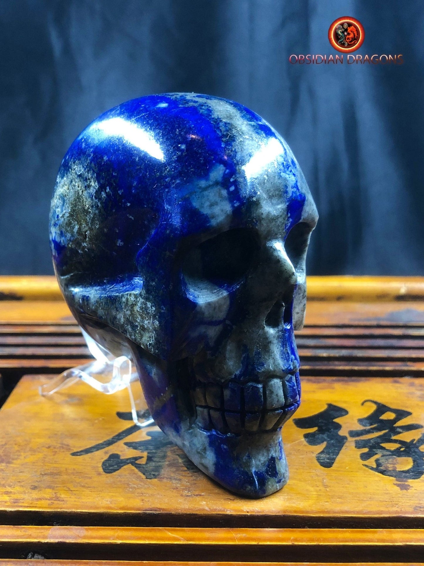 Crâne de cristal- Lapis lazuli