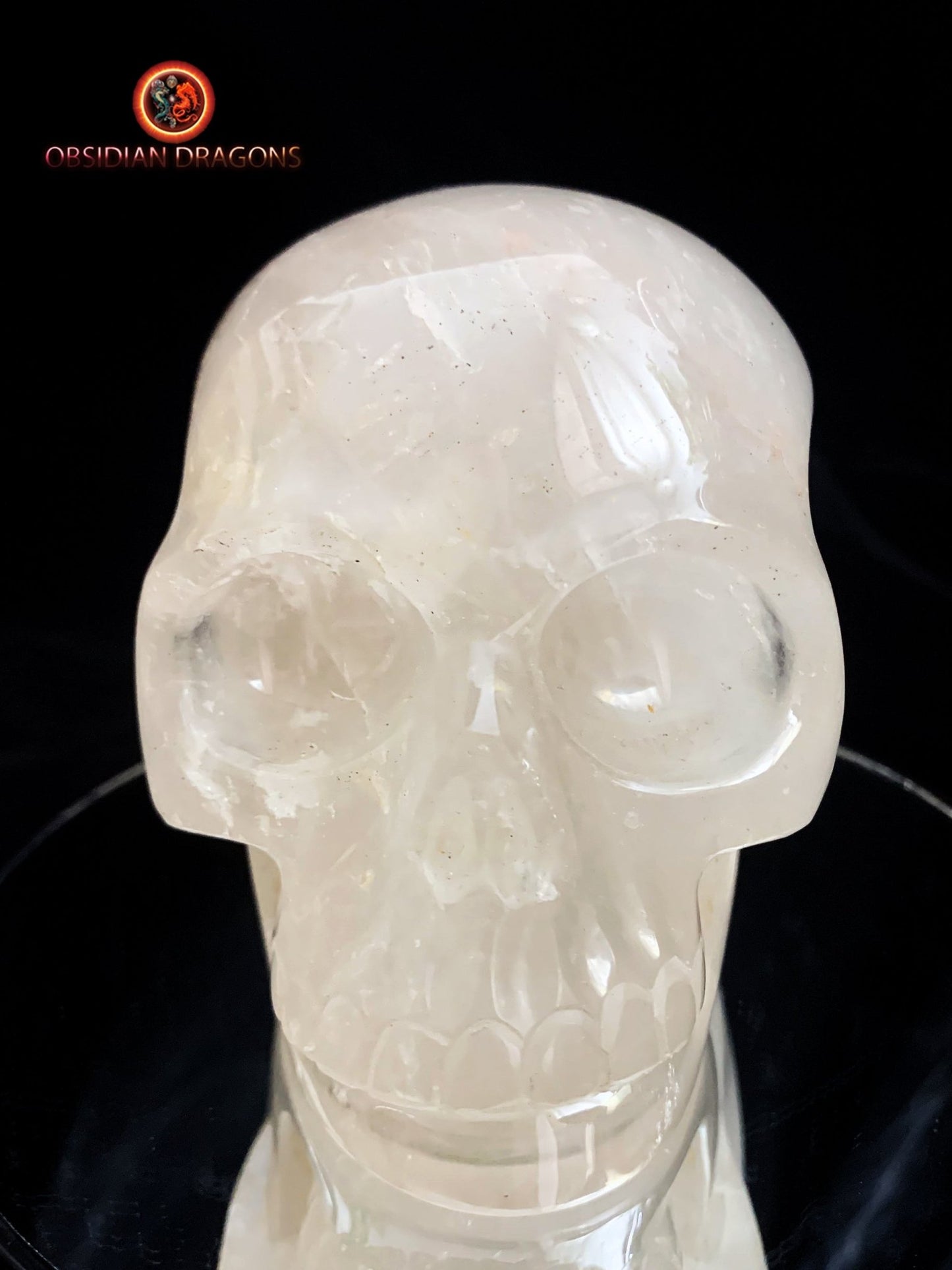 crâne de cristal de roche- Himalaya- artisanal