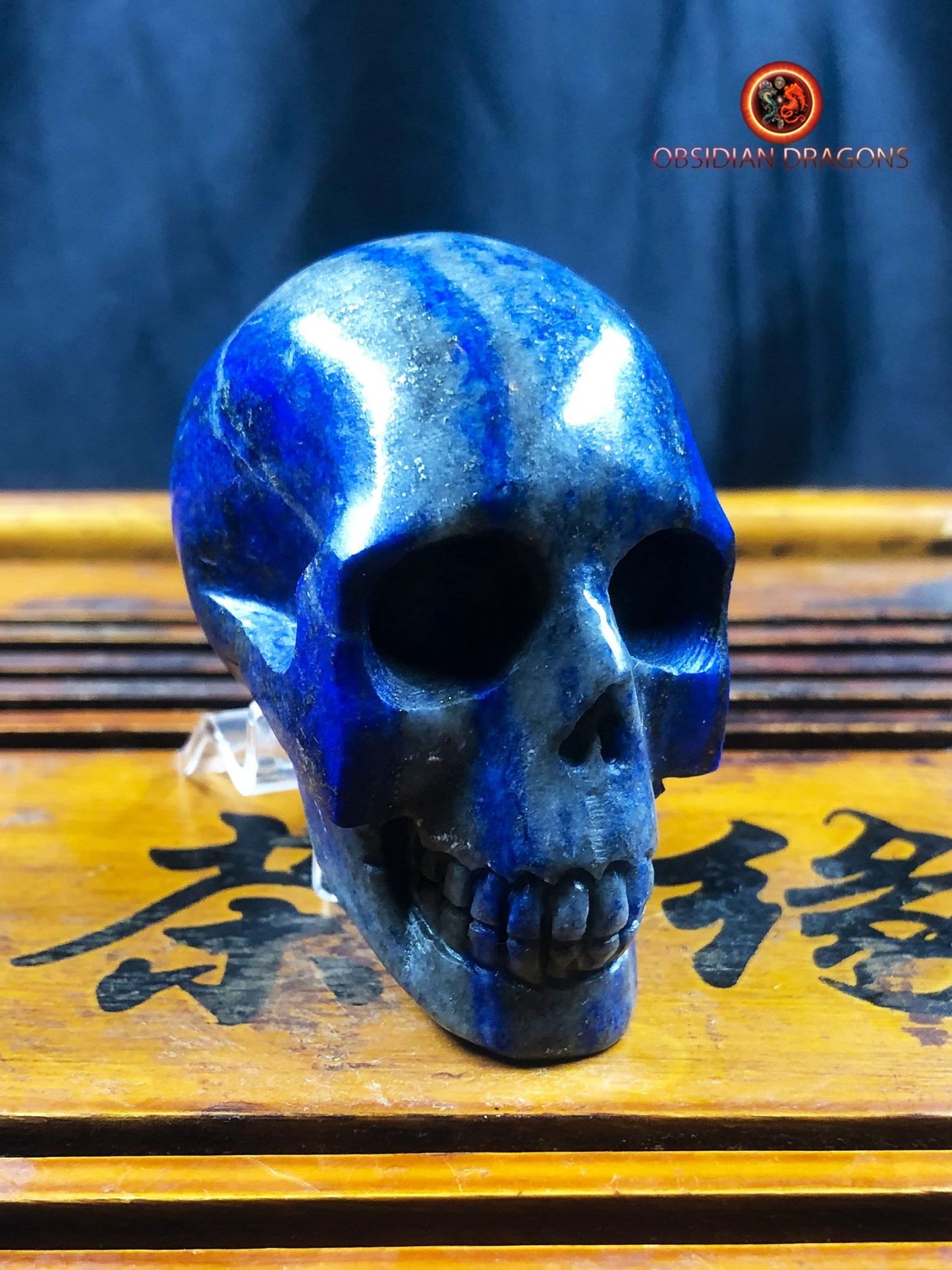 Crâne de cristal- Lapis lazuli