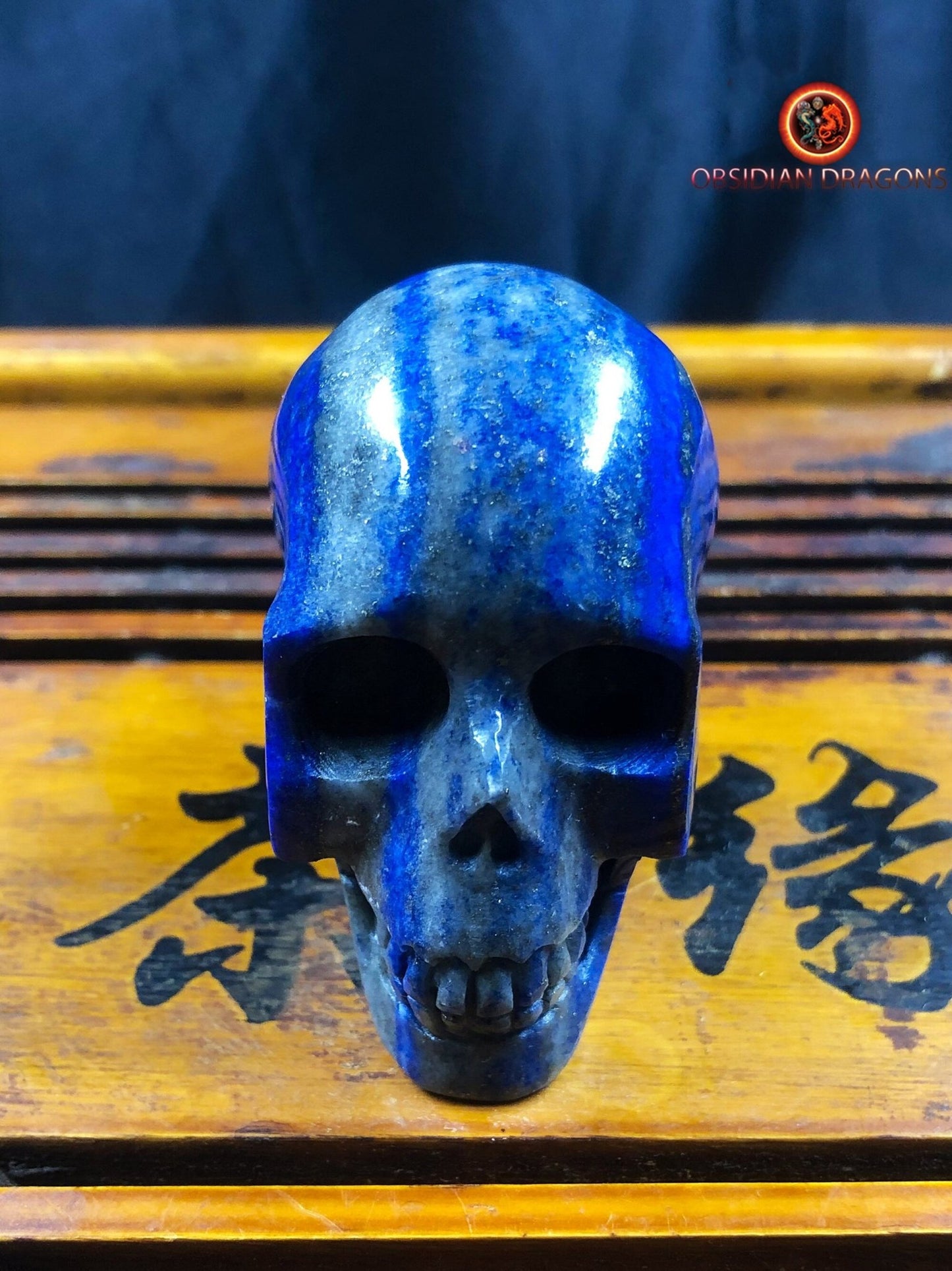 Crâne de cristal- Lapis lazuli