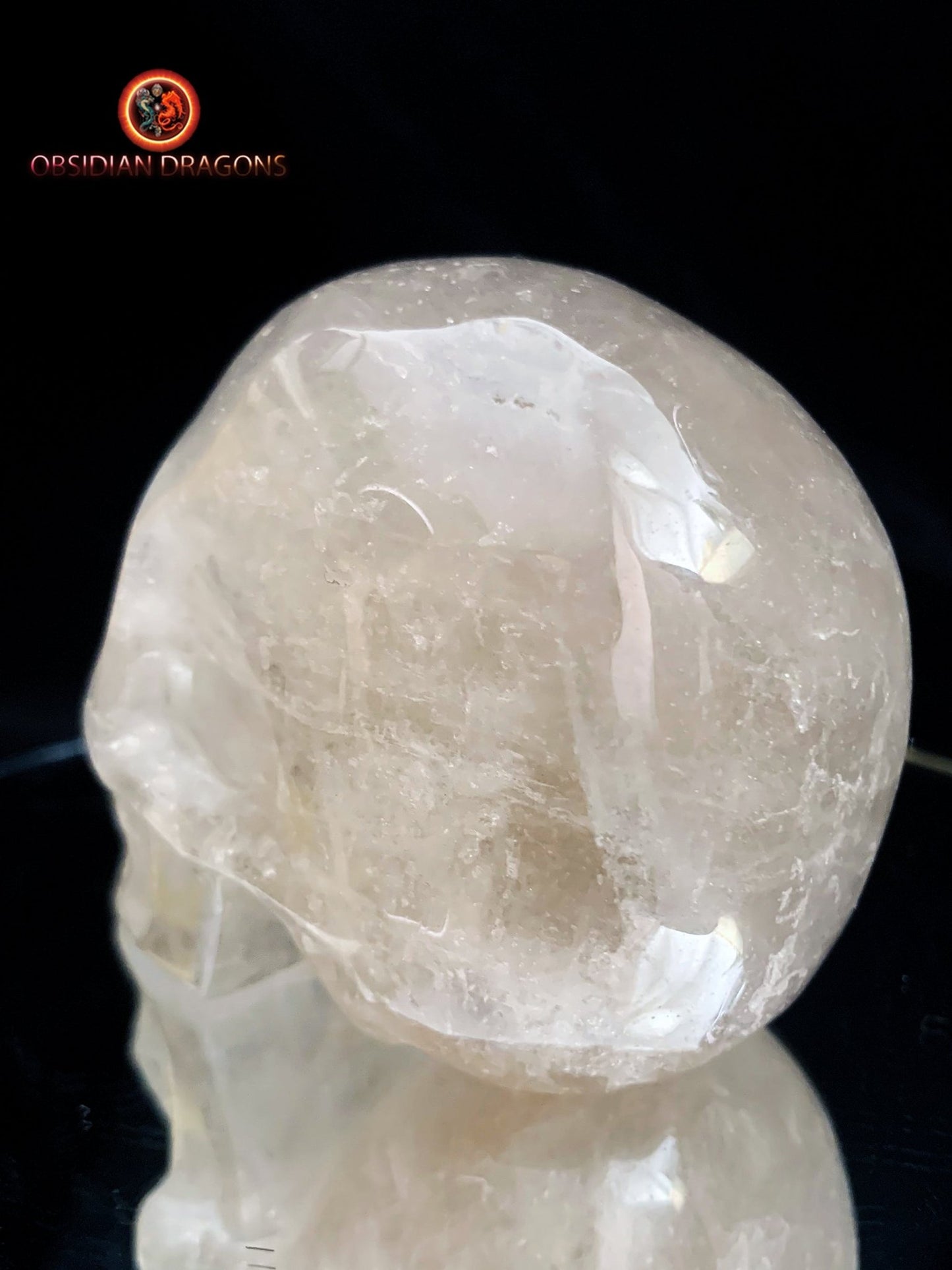 Petit crâne de cristal de roche- Himalaya- Unique