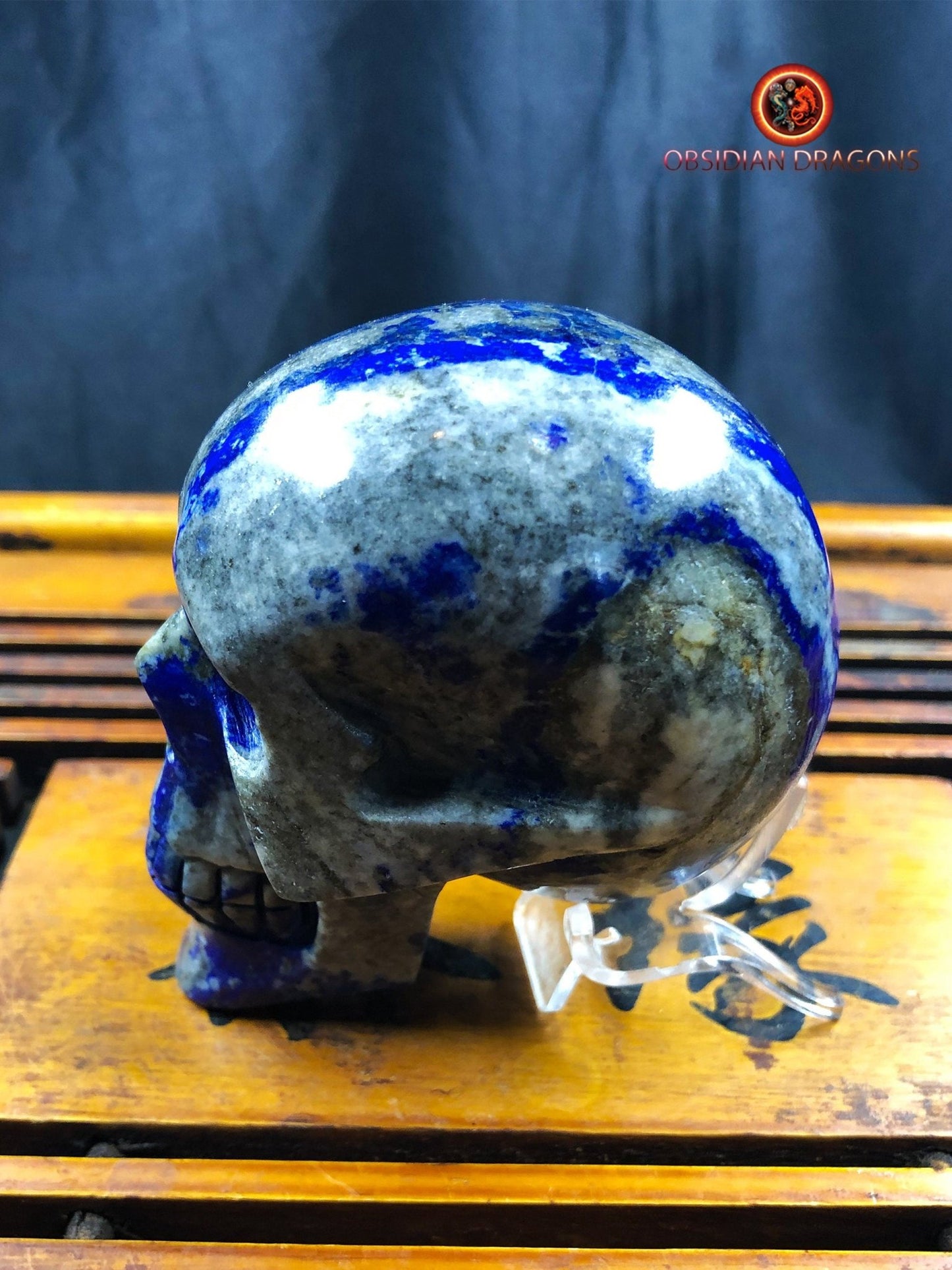 Crâne de cristal- Lapis lazuli