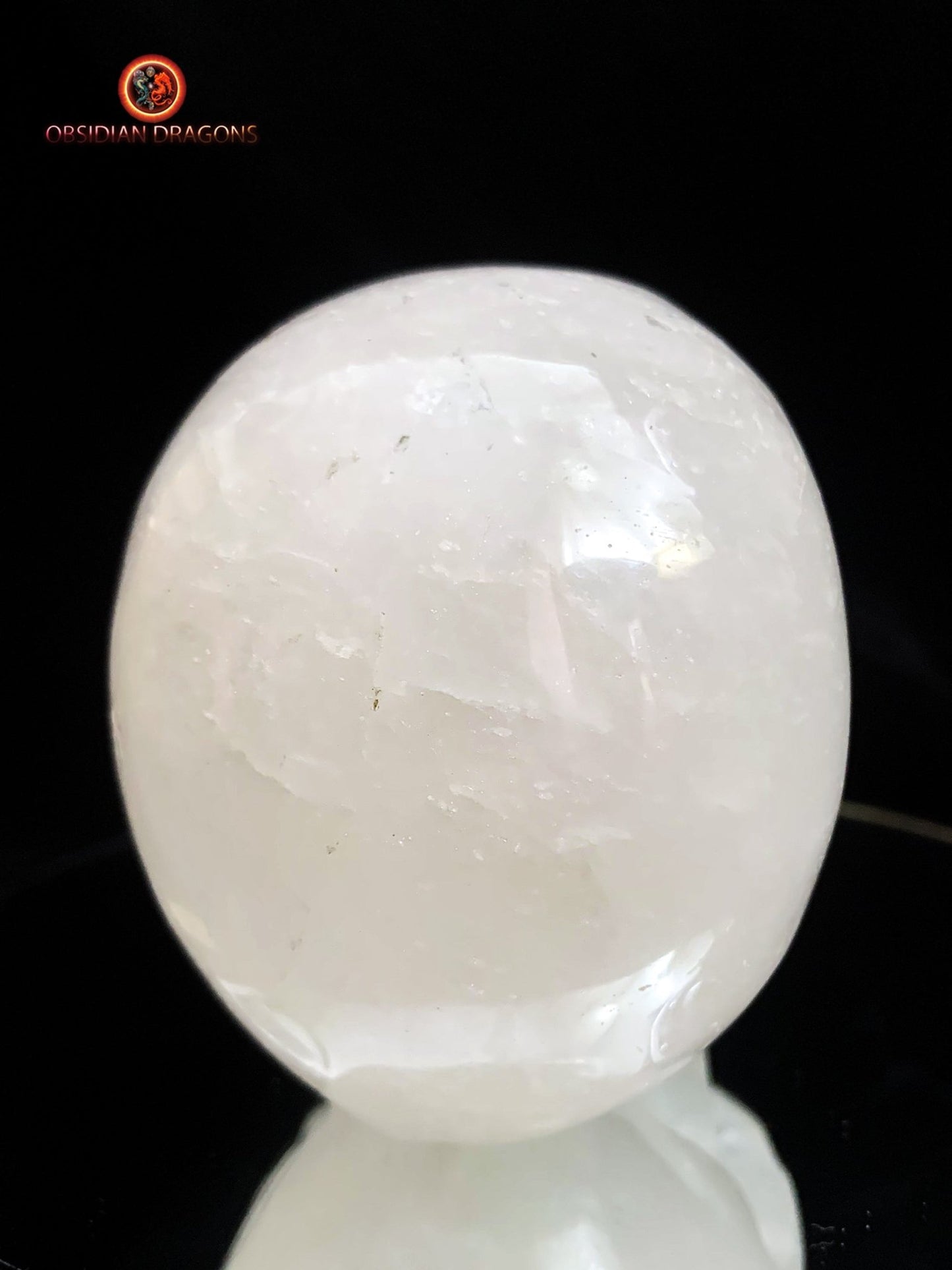 crâne de cristal unique- Himalaya- artisanal | obsidian dragons