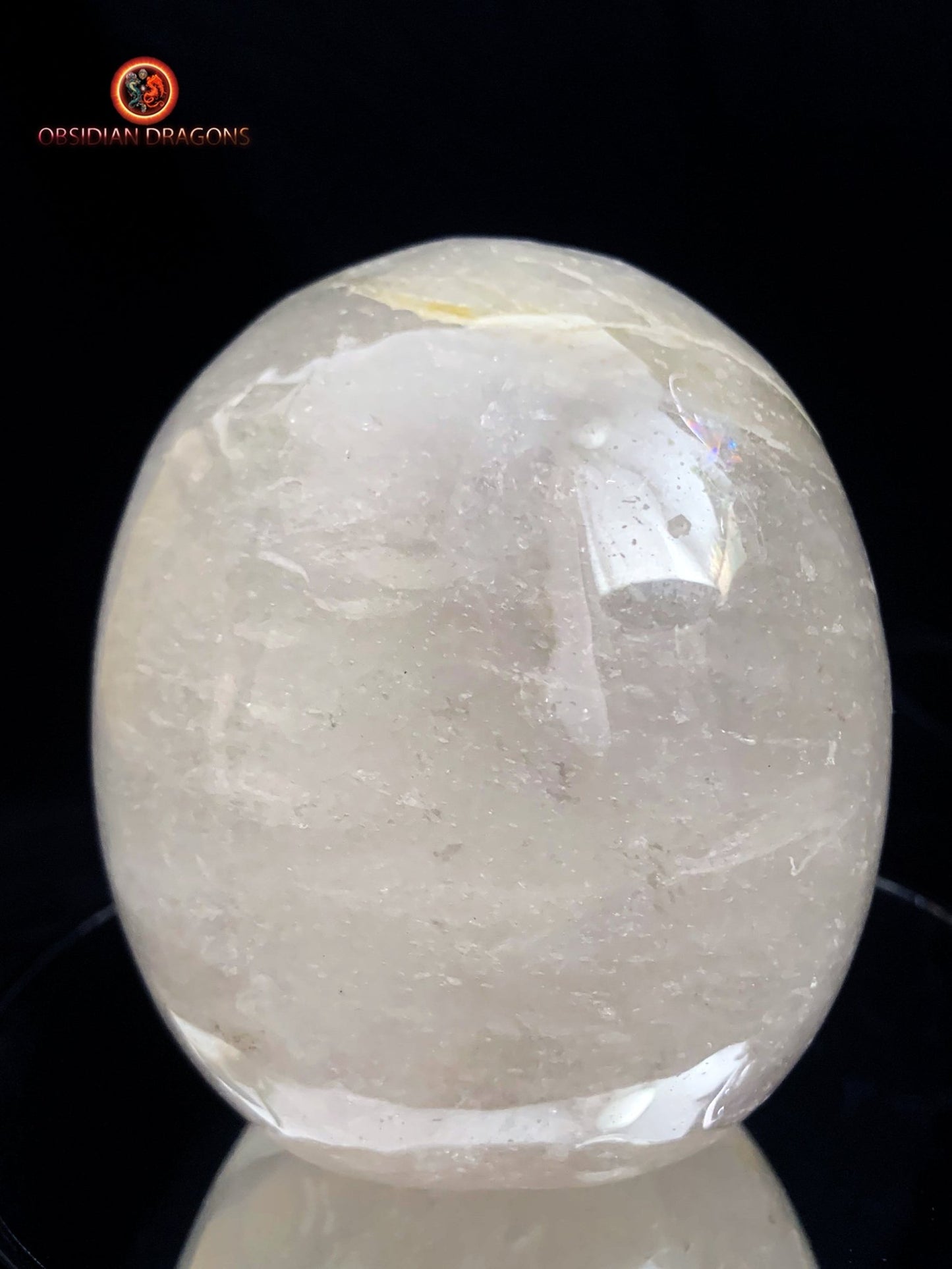 crâne de cristal authentique Himalaya- artisanal | obsidian dragons