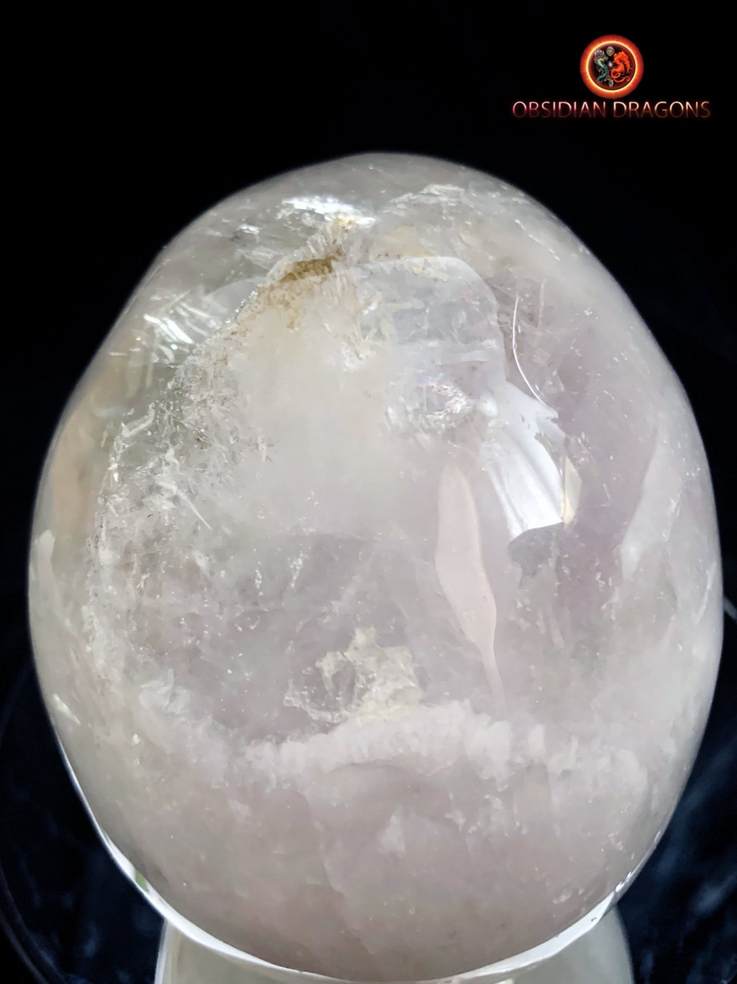 Grand crâne de cristal de roche- Himalaya- artisanal