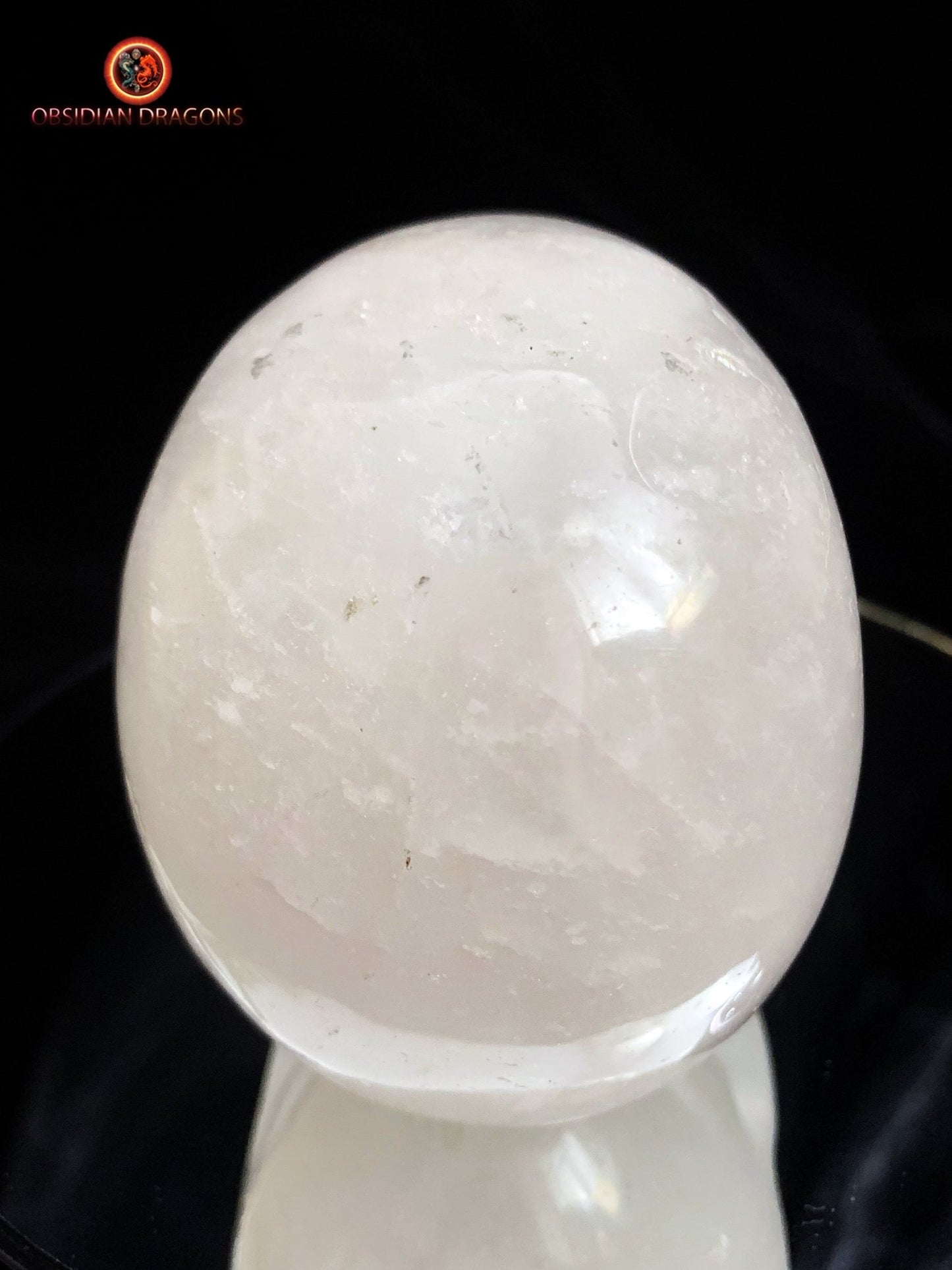 crâne de cristal unique- Himalaya- artisanal | obsidian dragons