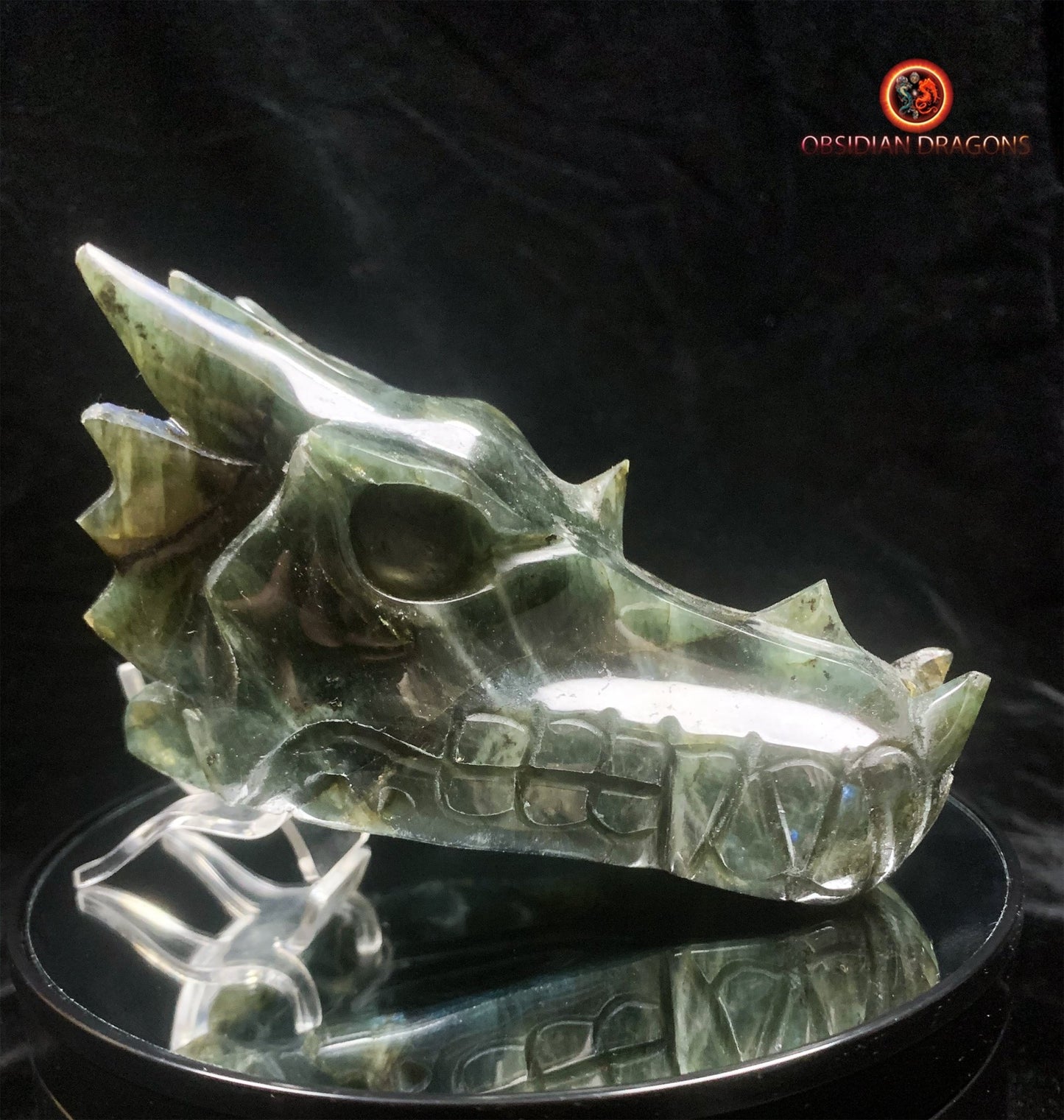 crâne de dragon- Labradorite- Artisanal