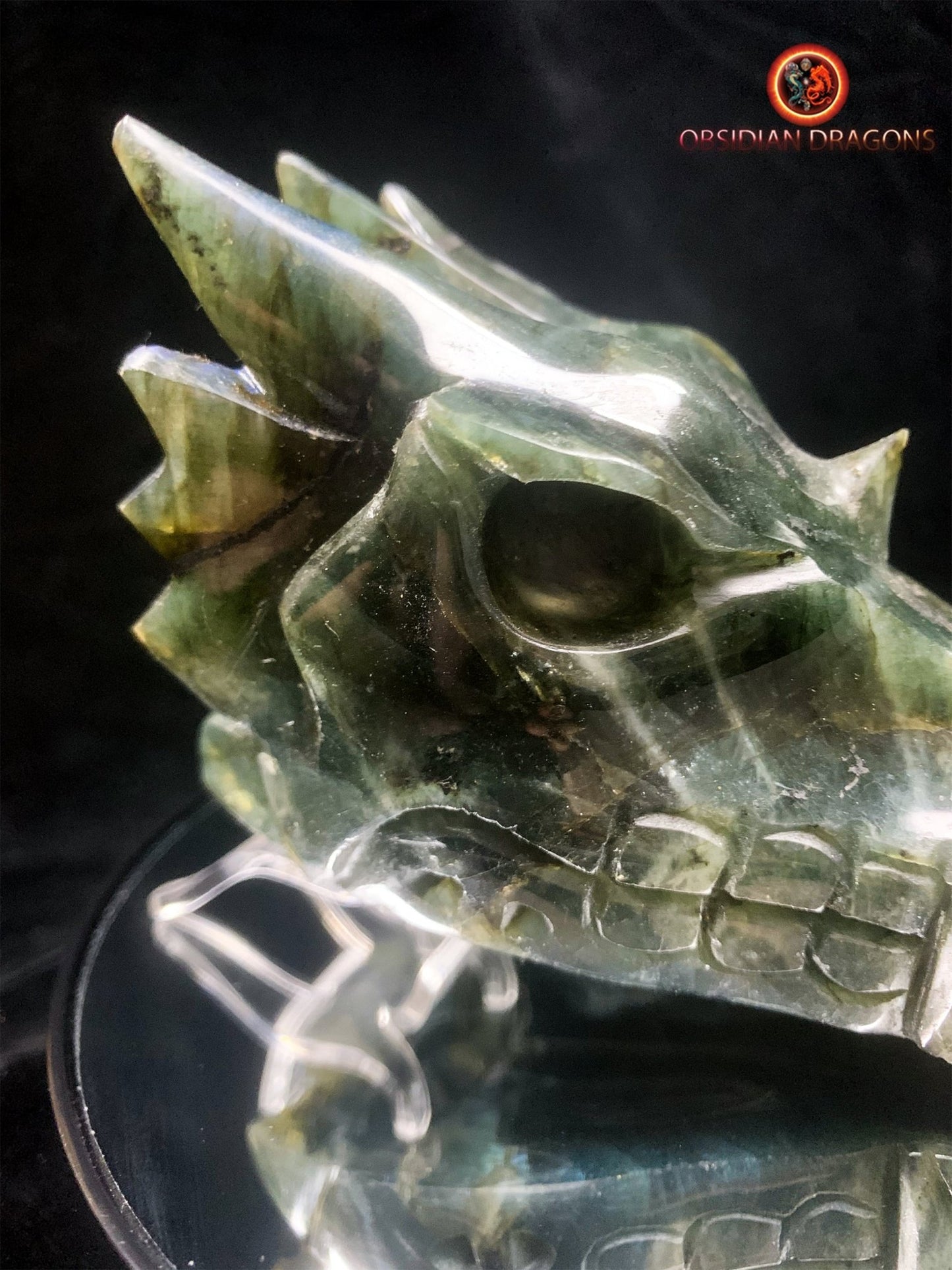 crâne de dragon- Labradorite- Artisanal