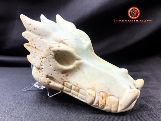 Crâne de dragon, tête de dragon, crâne de cristal, dragon skull,