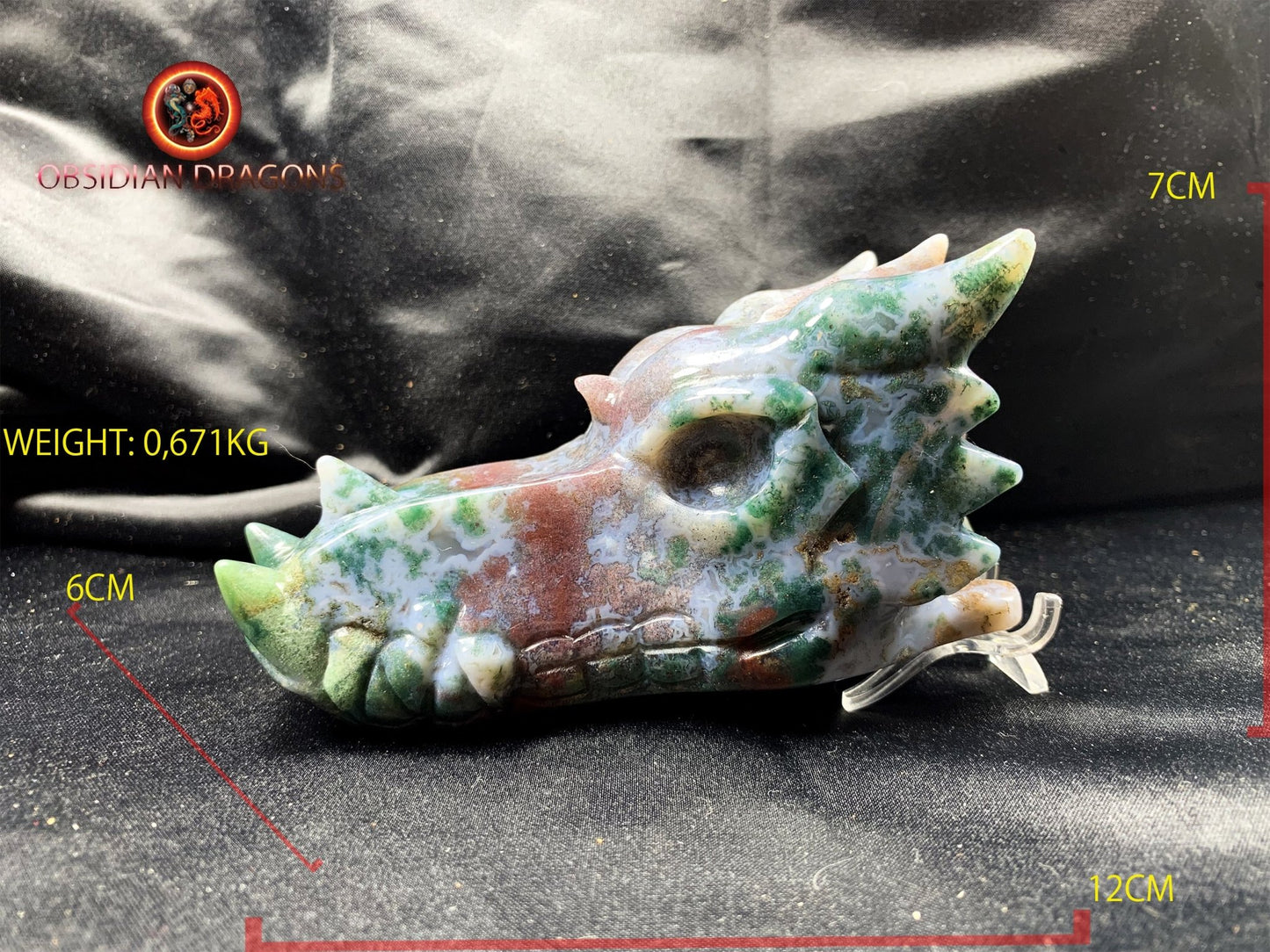 Crâne de dragon, tête de dragon, crâne de cristal, dragon skull