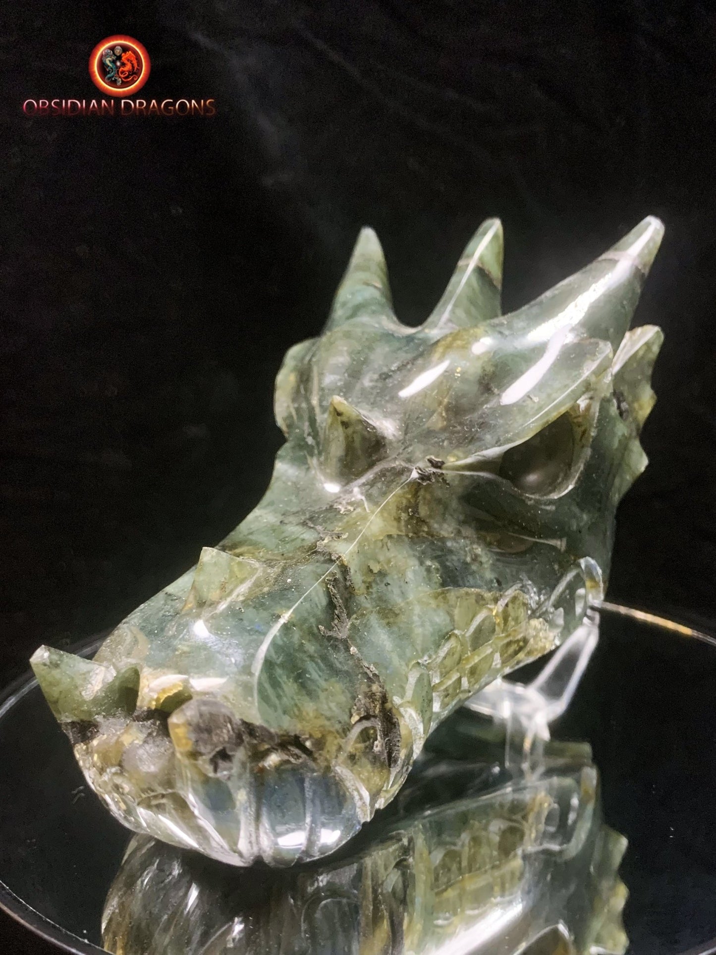 crâne de dragon- Labradorite- Artisanal