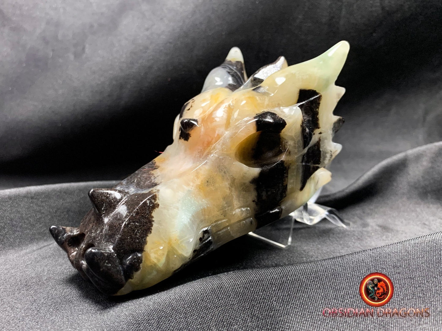 Crâne de dragon, tête de dragon, crâne de cristal, dragon skull,
