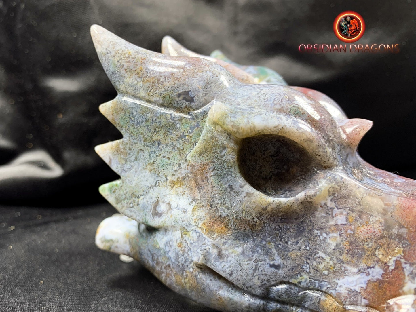 Crâne de dragon, tête de dragon, crâne de cristal, dragon skull