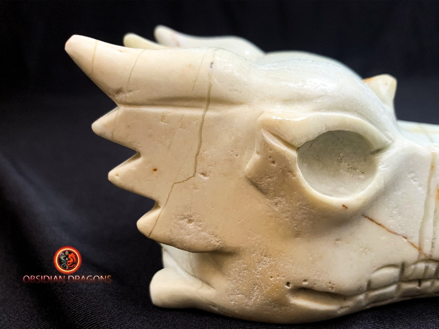 crâne de dragon- artisanal- amazonite- unique