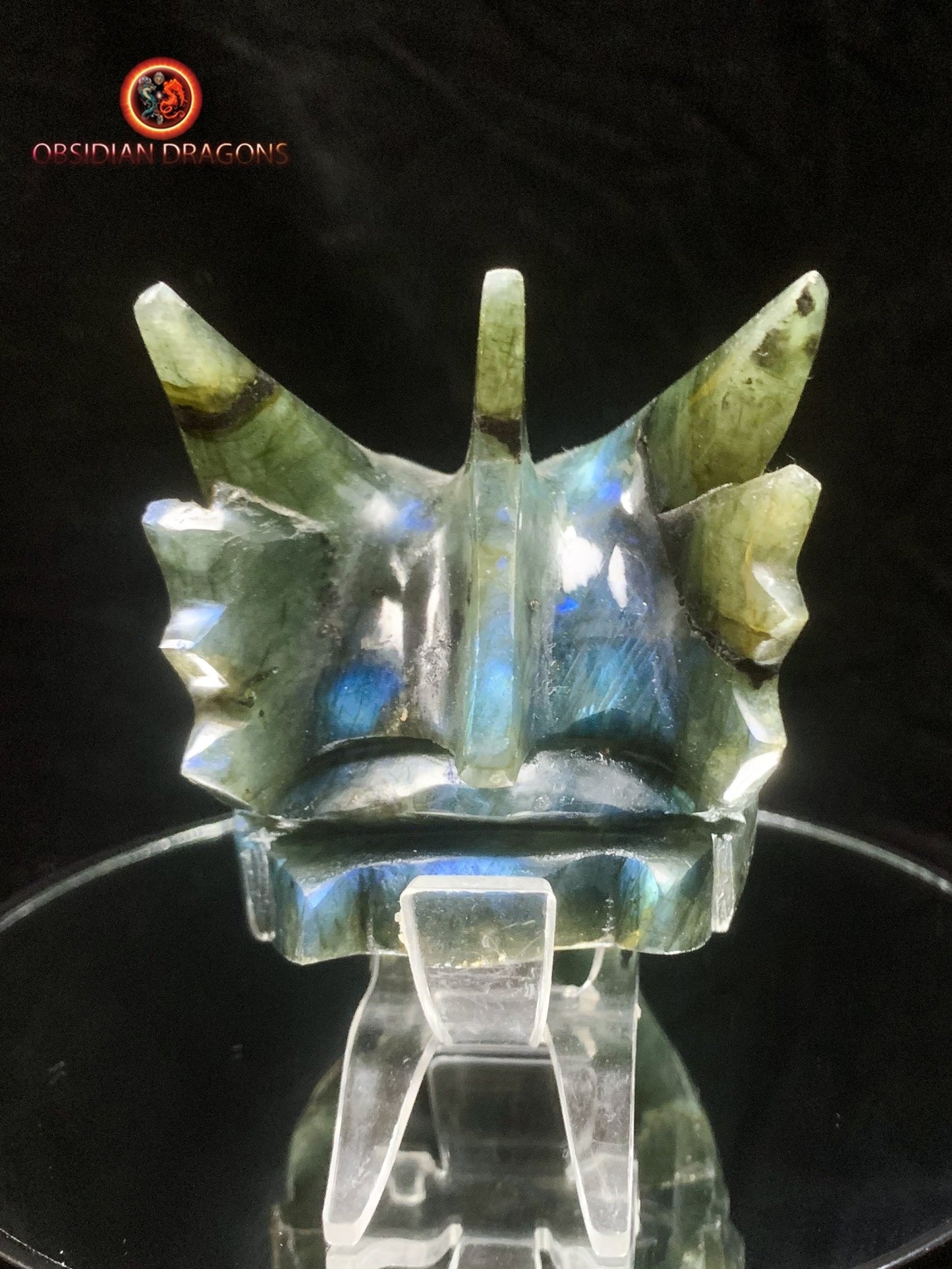 crâne de dragon- Labradorite- Artisanal