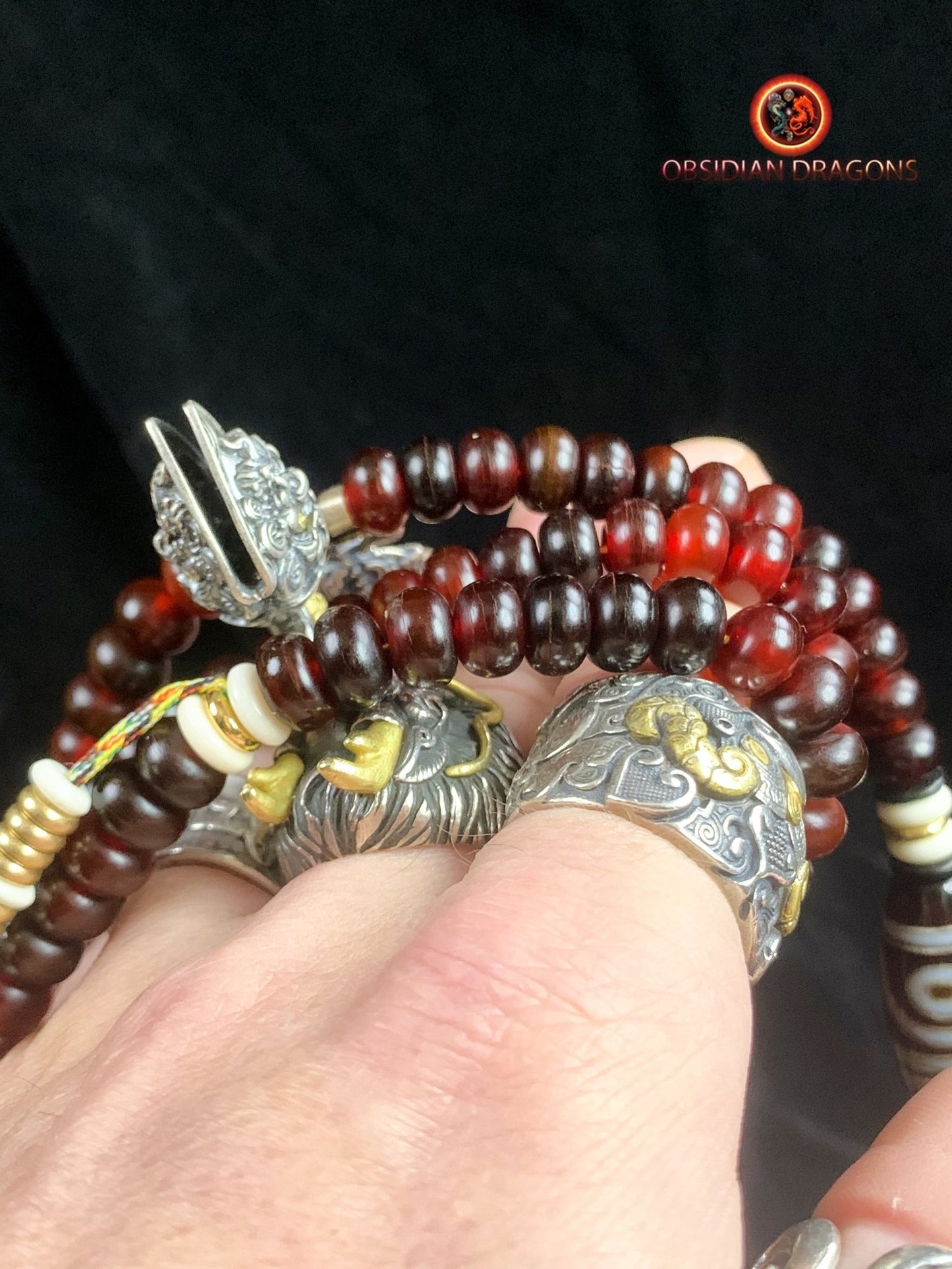 Mala Tantrique - artisanal- Pratiques d'Hayagriva