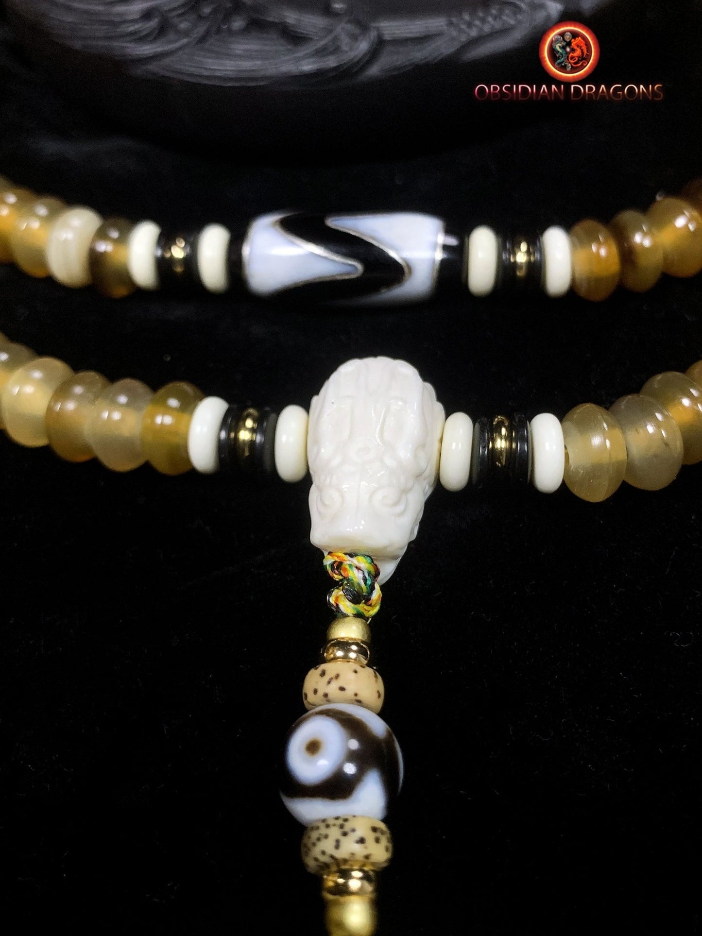 Mala artisanal- Traditionnel- tigre et dragon