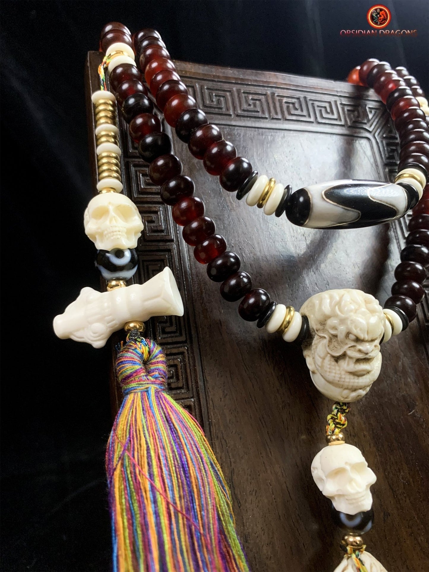 Mala Tantrique - artisanal- Pratiques d'Hayagriva