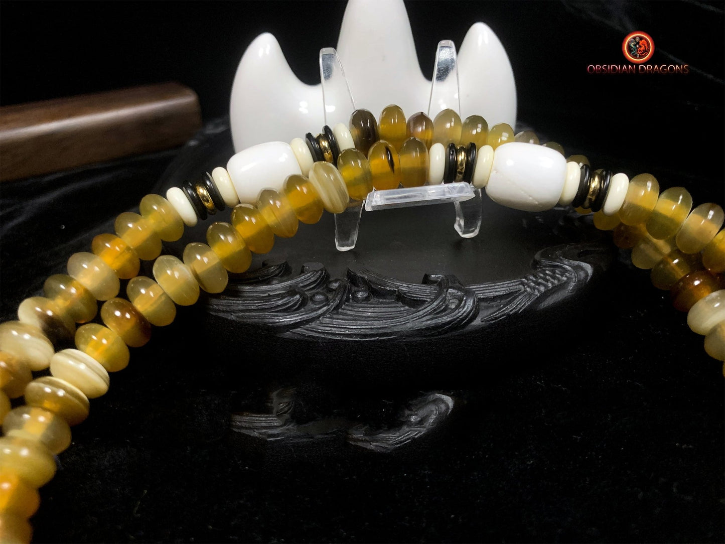 Mala artisanal traditionnel- Unique- tigre et dragon