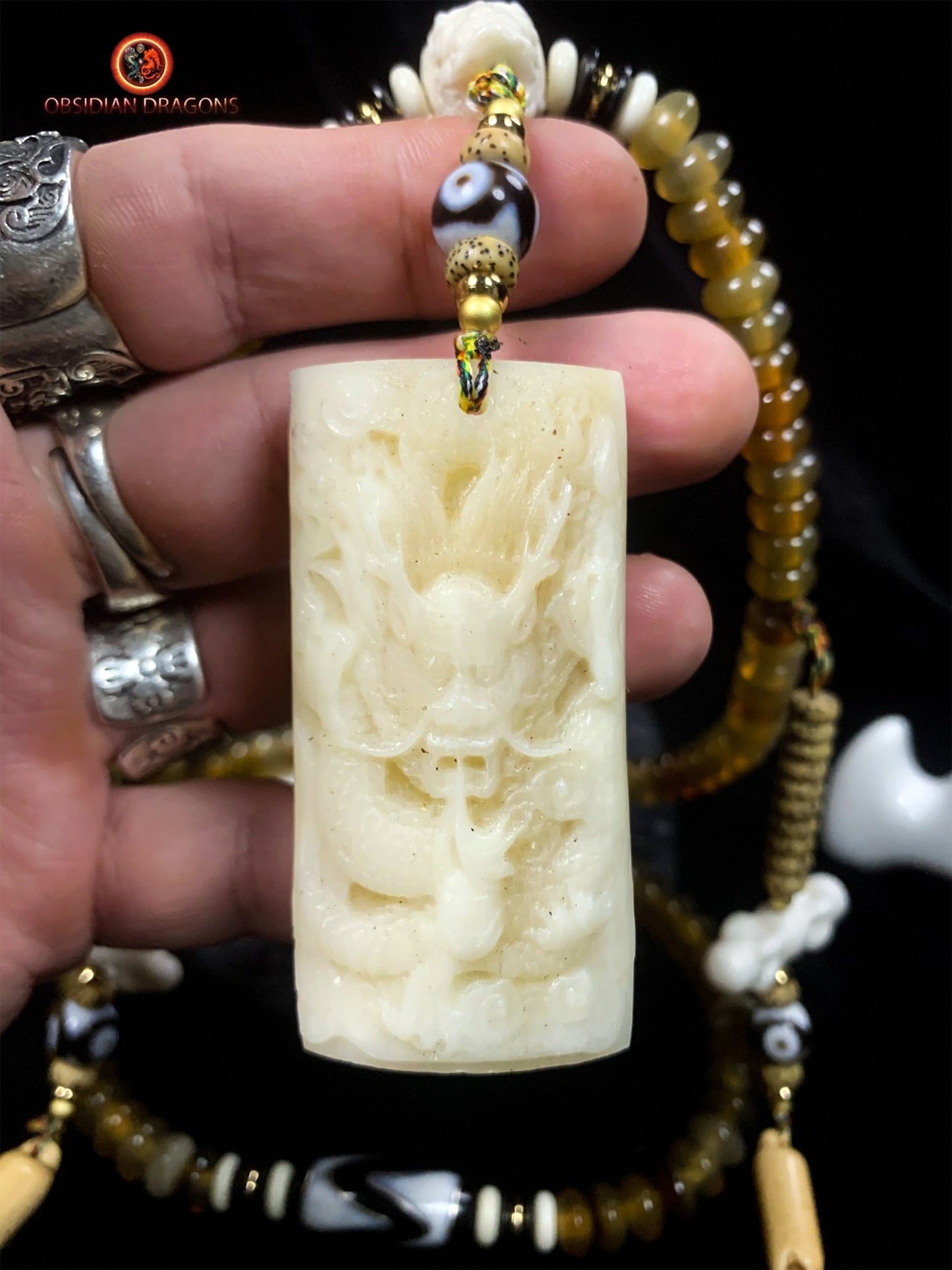 Mala artisanal- Traditionnel- tigre et dragon