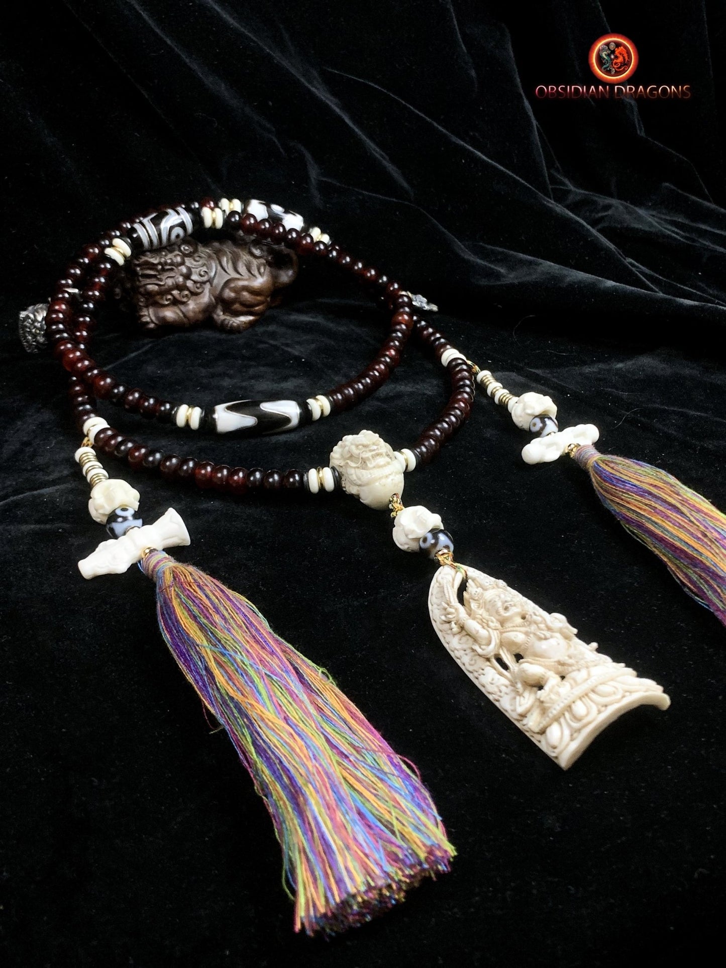Mala Tantrique - artisanal- Pratiques d'Hayagriva
