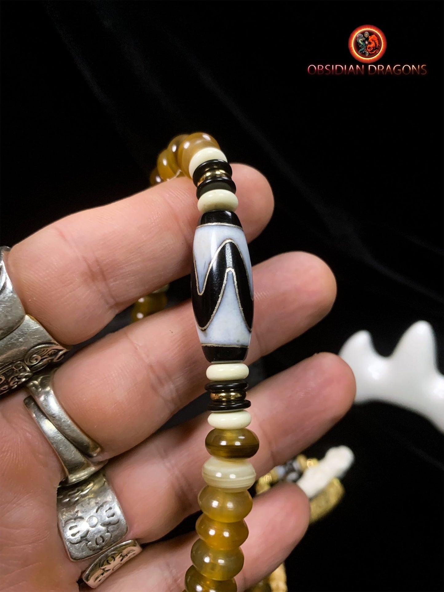 Mala artisanal- Traditionnel- tigre et dragon