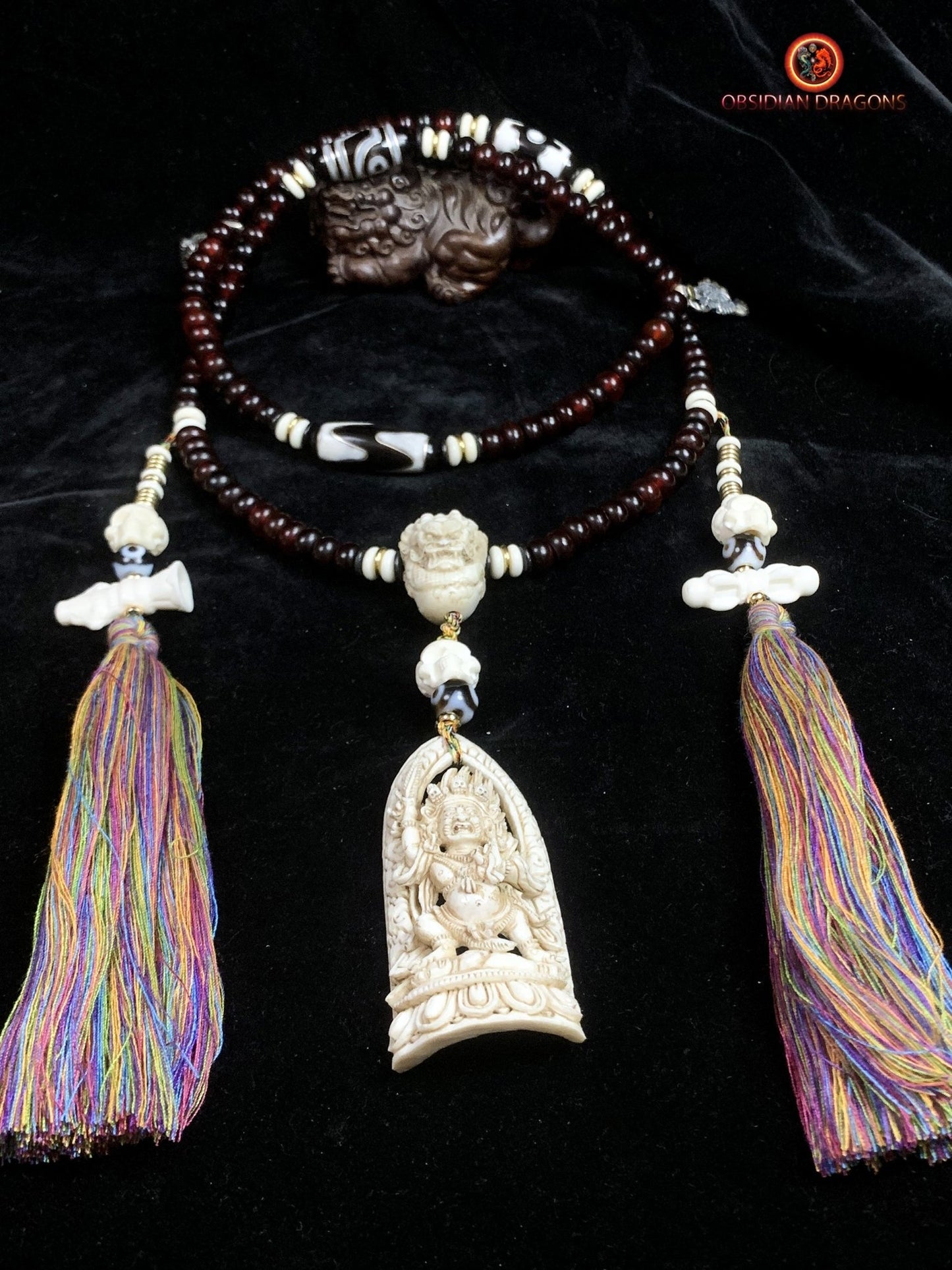 Mala Tantrique - artisanal- Pratiques d'Hayagriva