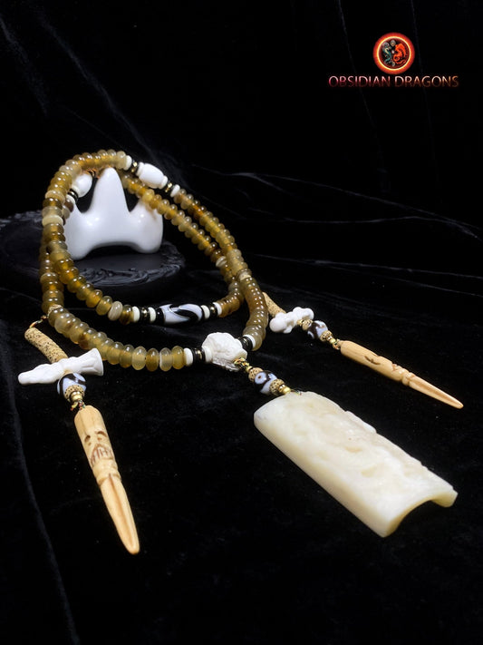 Mala artisanal- Traditionnel- tigre et dragon