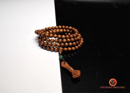 Mala en santal de Mysore- rare- collection