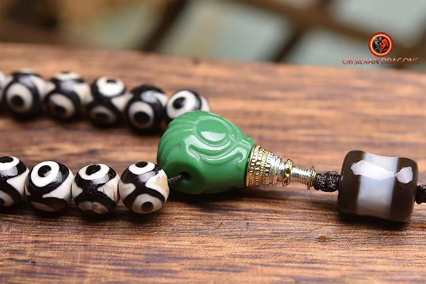 Mala tibétain traditionnel- 108 DZIS