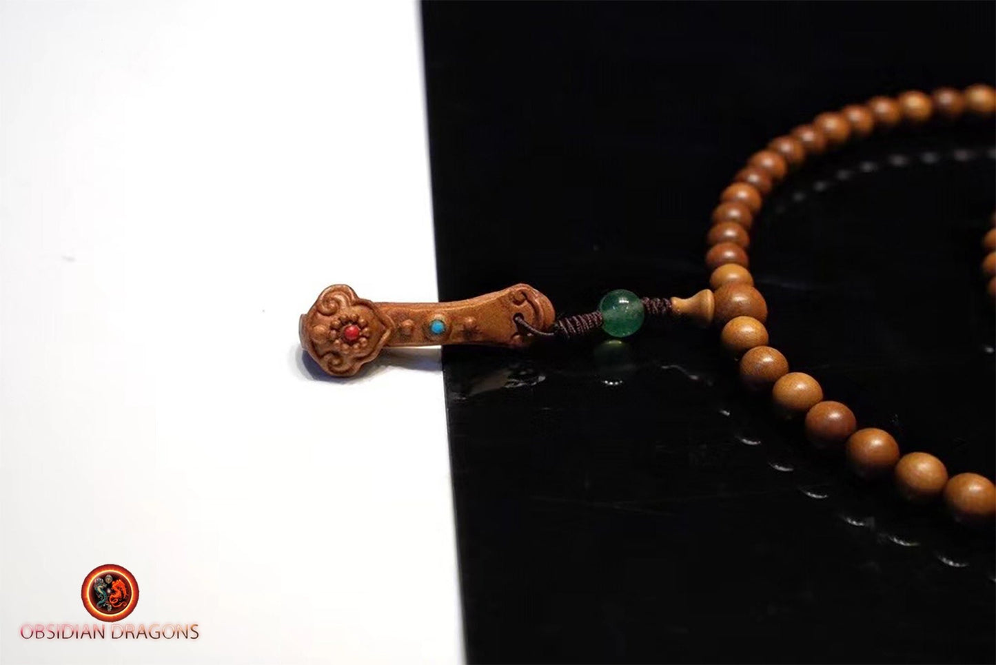 Mala en santal de Mysore- rare- collection
