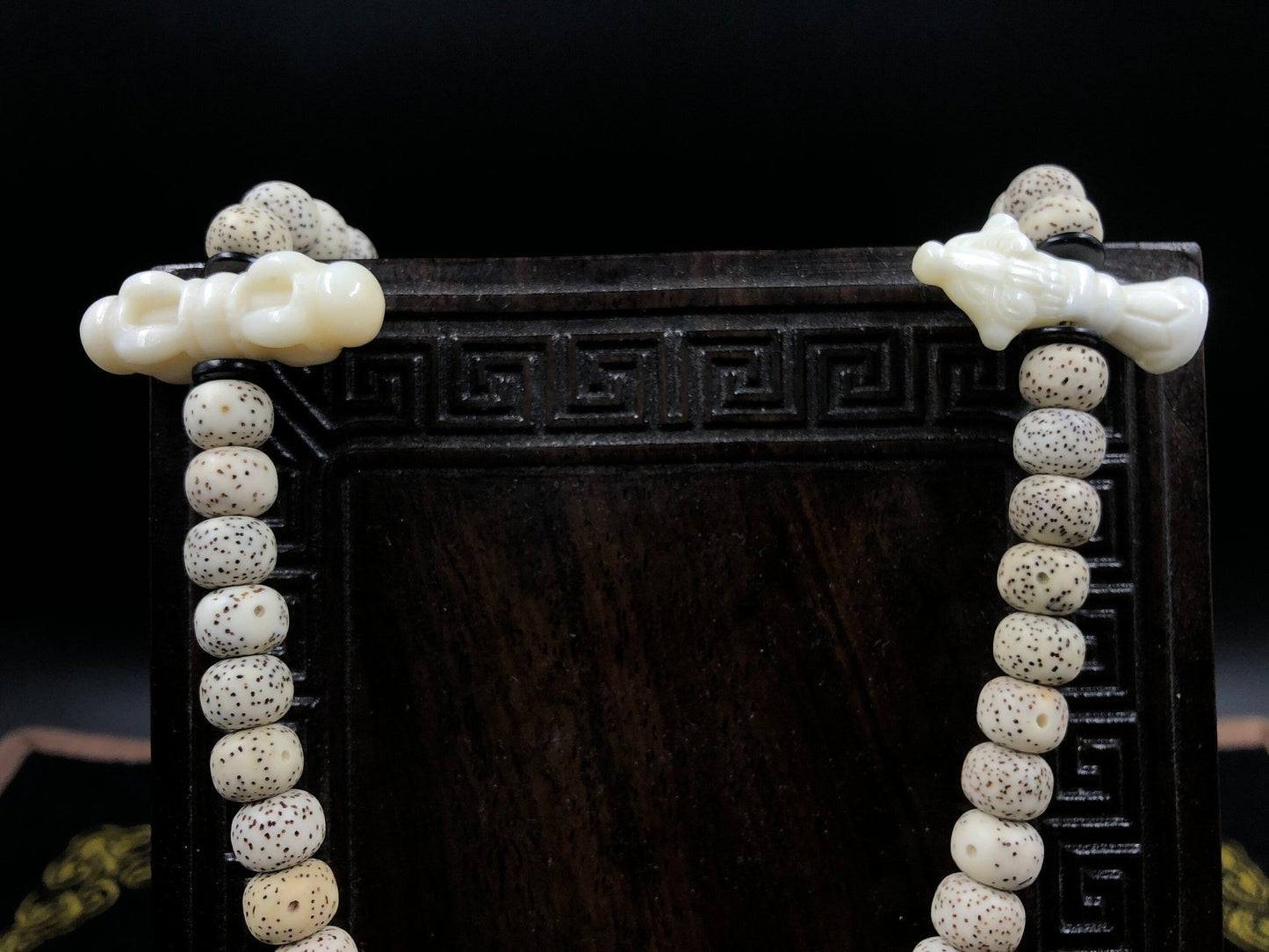 Mala- 108 graines de bodhi- Dragon- Dzi