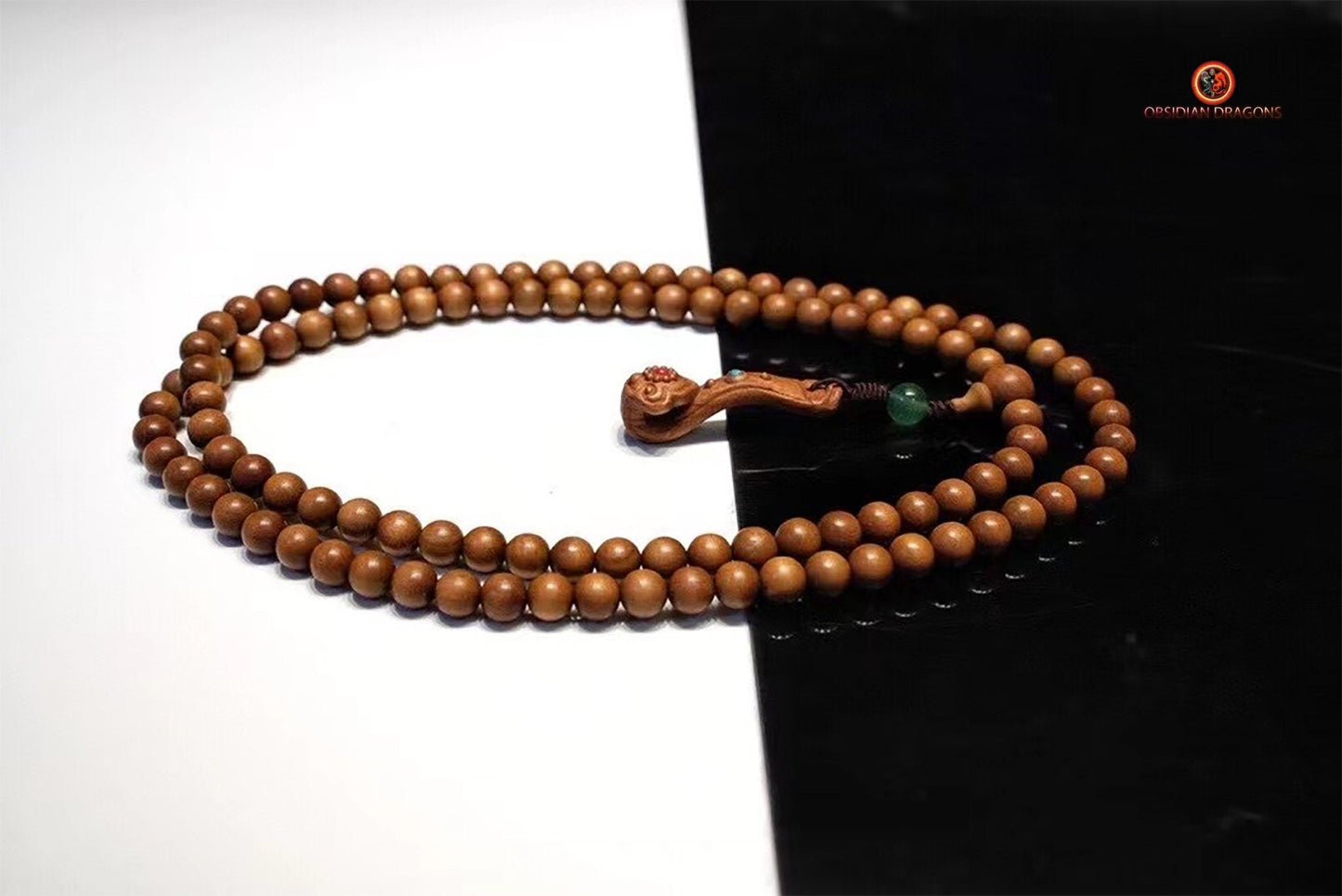 Mala en santal de Mysore- rare- collection
