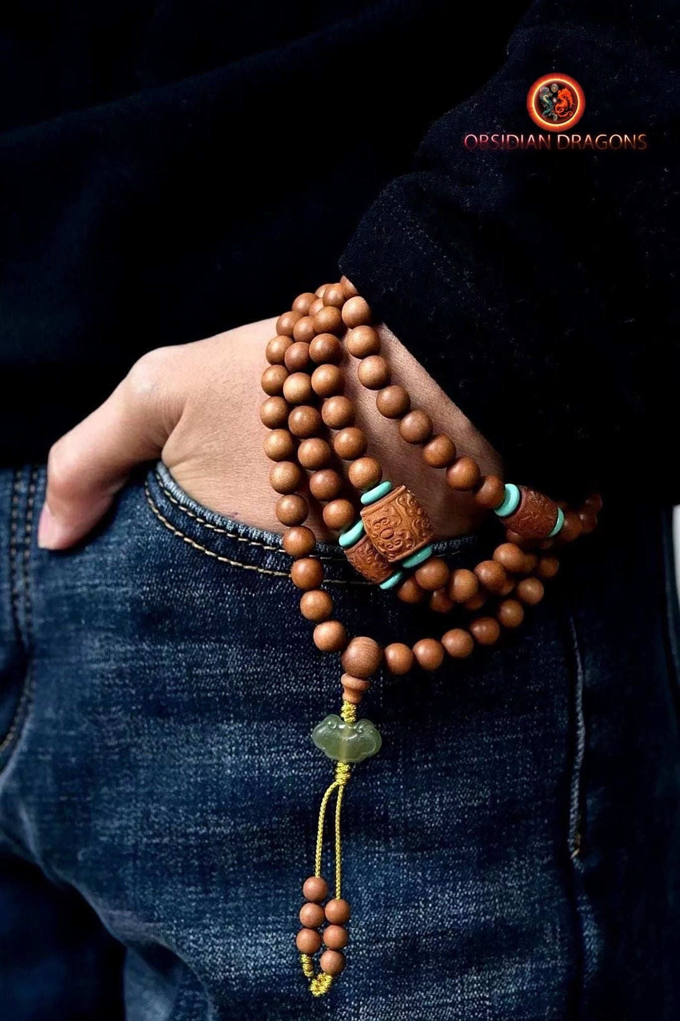 Mala artisanal en santal de très haute qualité