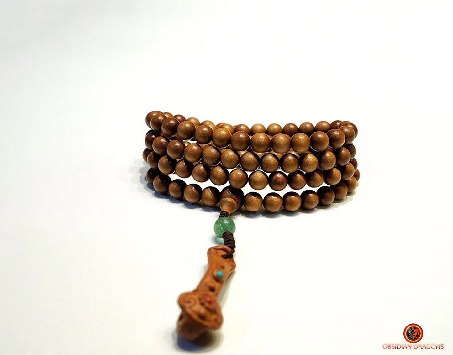 Mala en santal de Mysore- rare- collection