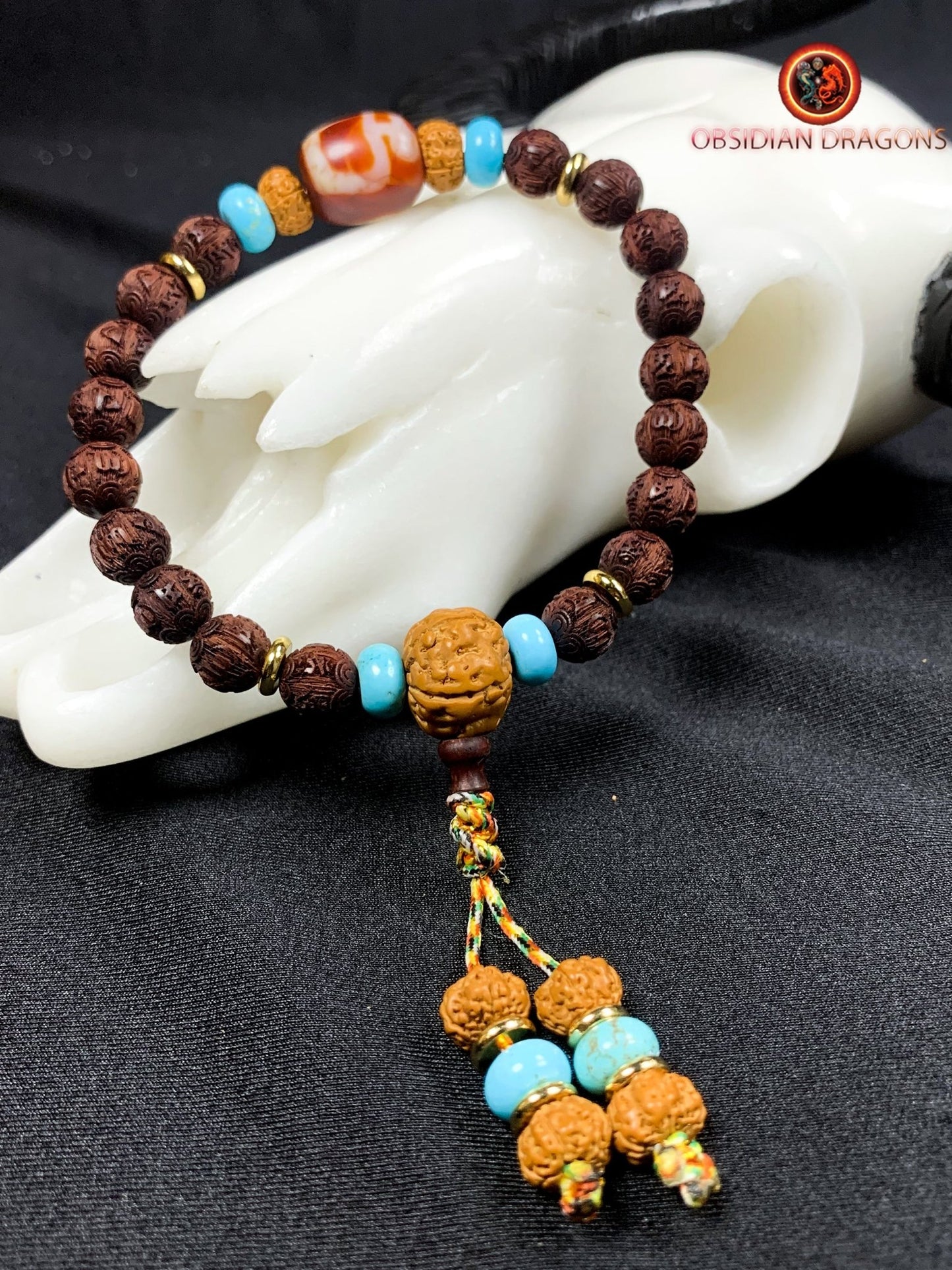 Mala de poignet- Bracelet de prière tibétain