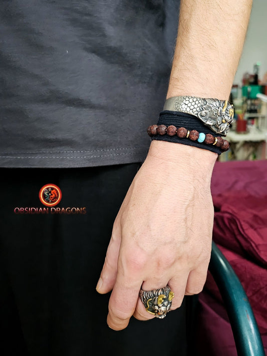 Mala de poignet- Bracelet de prière tibétain