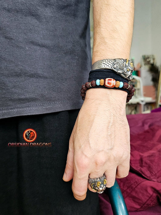 Mala de poignet- Bracelet de prière tibétain