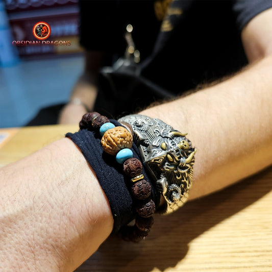 Mala de poignet- Bracelet de prière tibétain