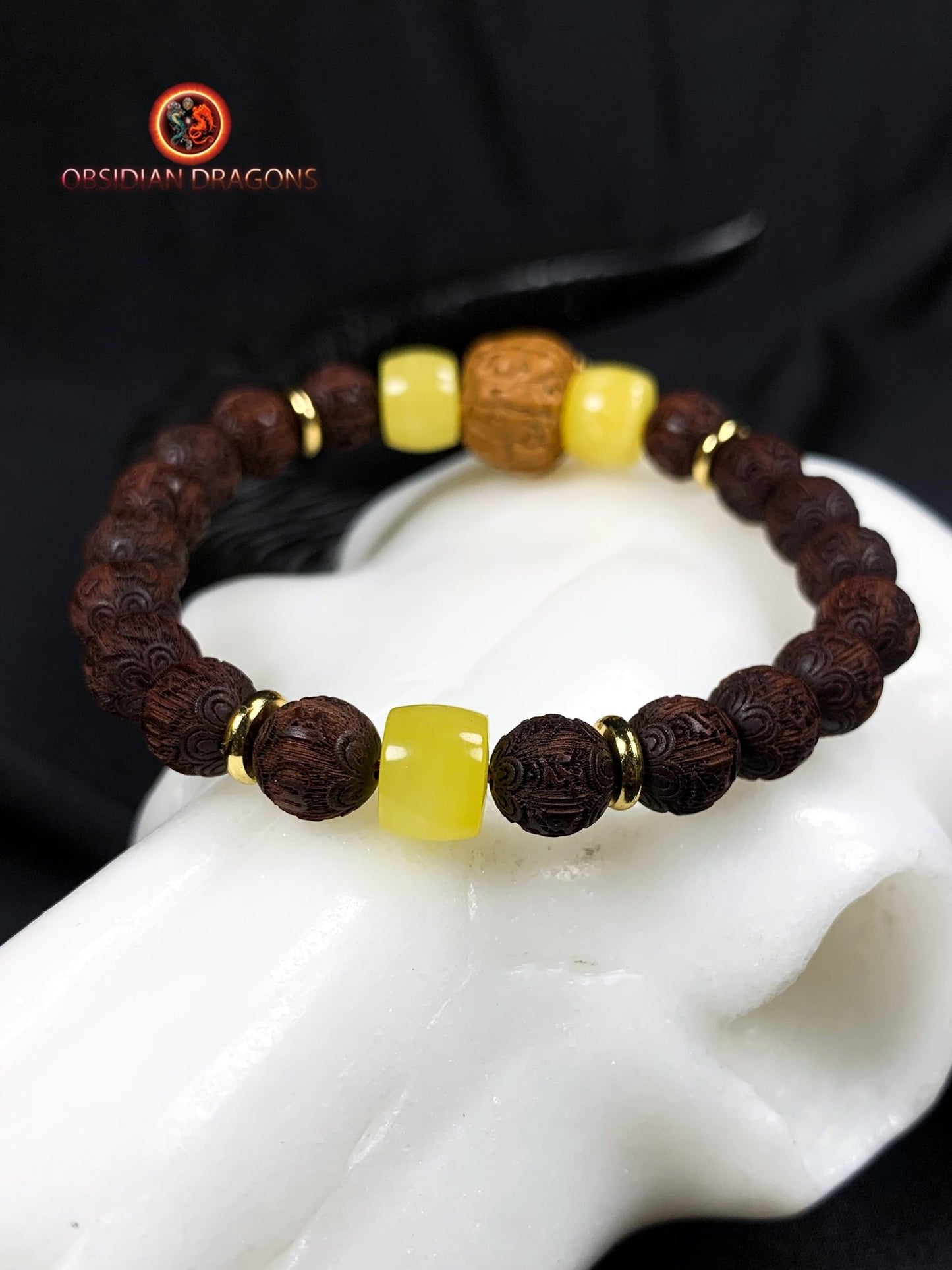 Mala de poignet- Bracelet de prière tibétain