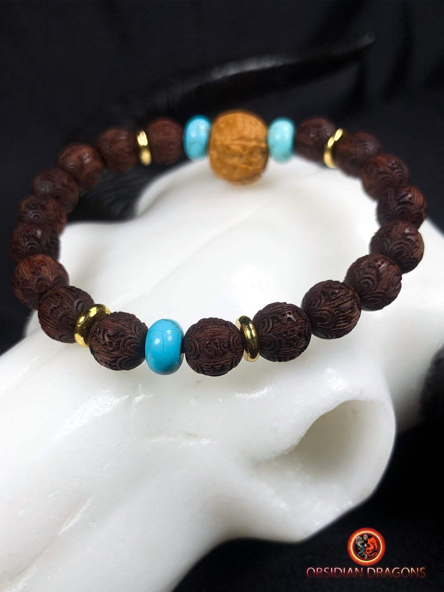Mala de poignet- Bracelet de prière tibétain