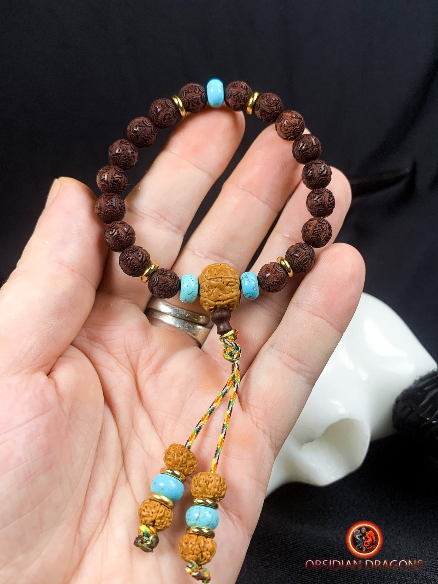 Mala de poignet- Bracelet de prière tibétain