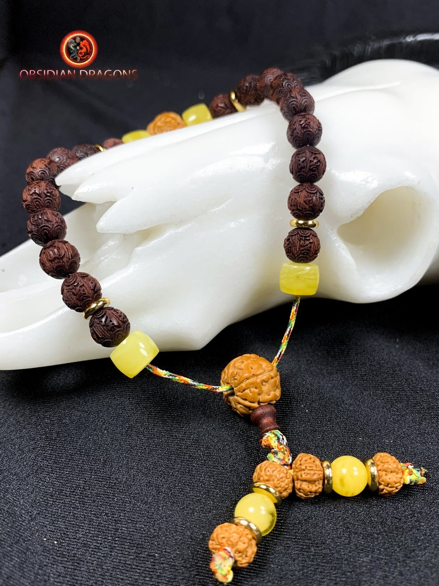 Mala de poignet- Bracelet de prière tibétain