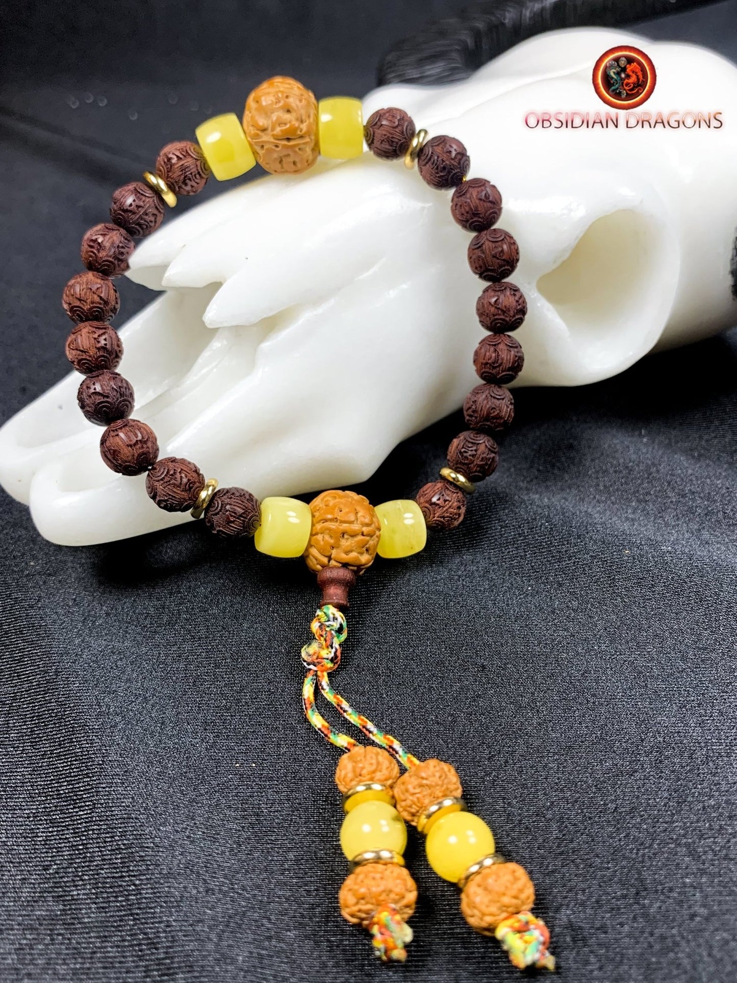 Mala de poignet- Bracelet de prière tibétain
