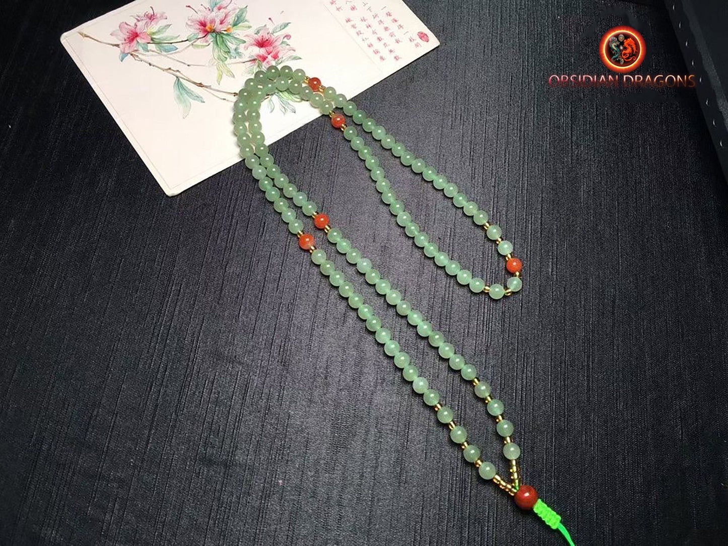 Mala en jade- 108 perles expertisées